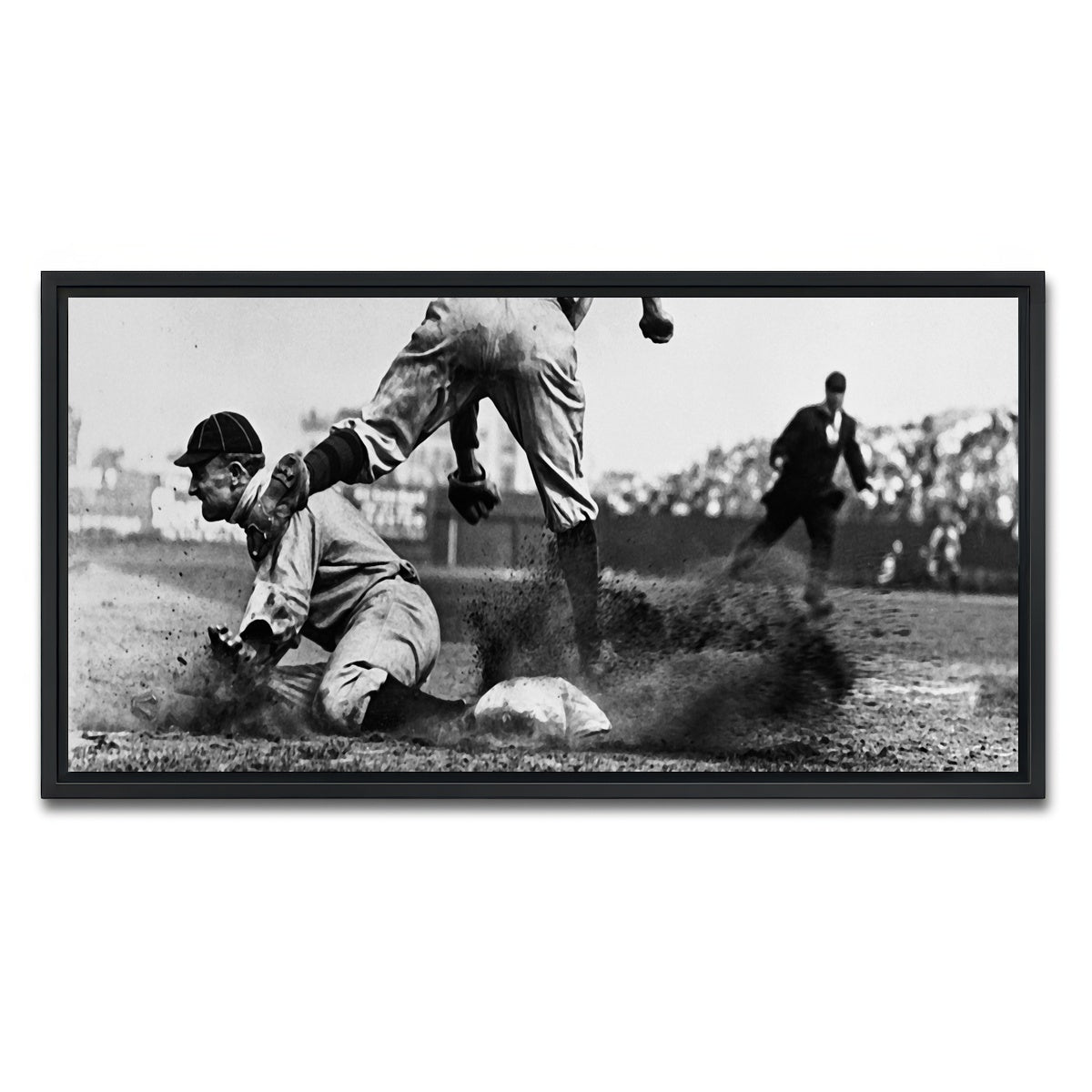 AUTO-MOCKUP WHITE | Ty Cobb | 1 Piece | Black Framed Canvas | group=2x1