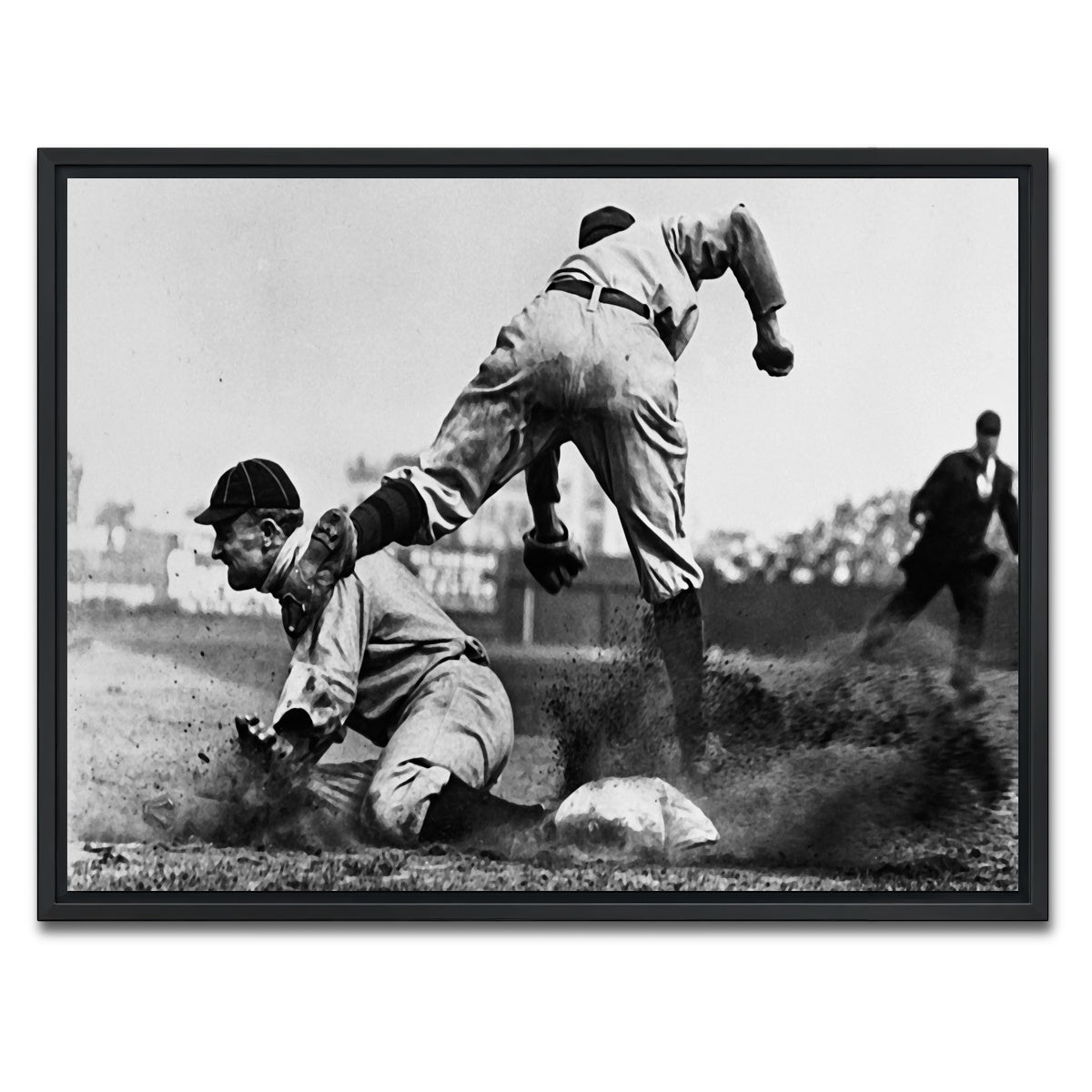 AUTO-MOCKUP WHITE | Ty Cobb | 1 Piece | Black Framed Canvas | group=4x3