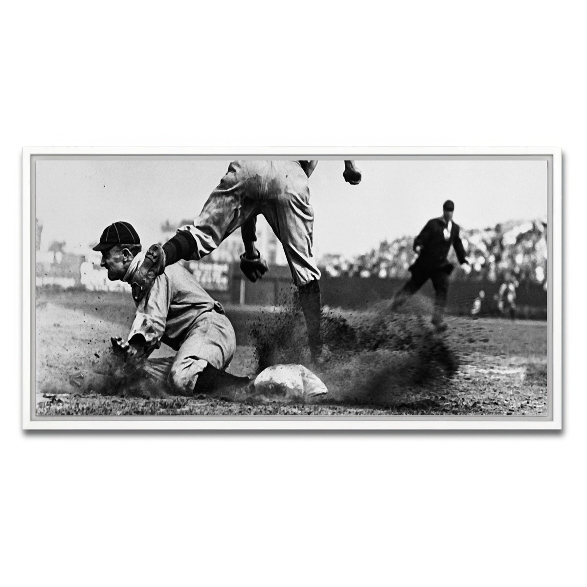 AUTO-MOCKUP WHITE | Ty Cobb | 1 Piece | White Framed Canvas | group=2x1