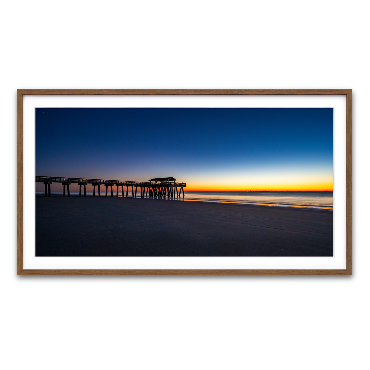 Framed Print 2x1 Walnut