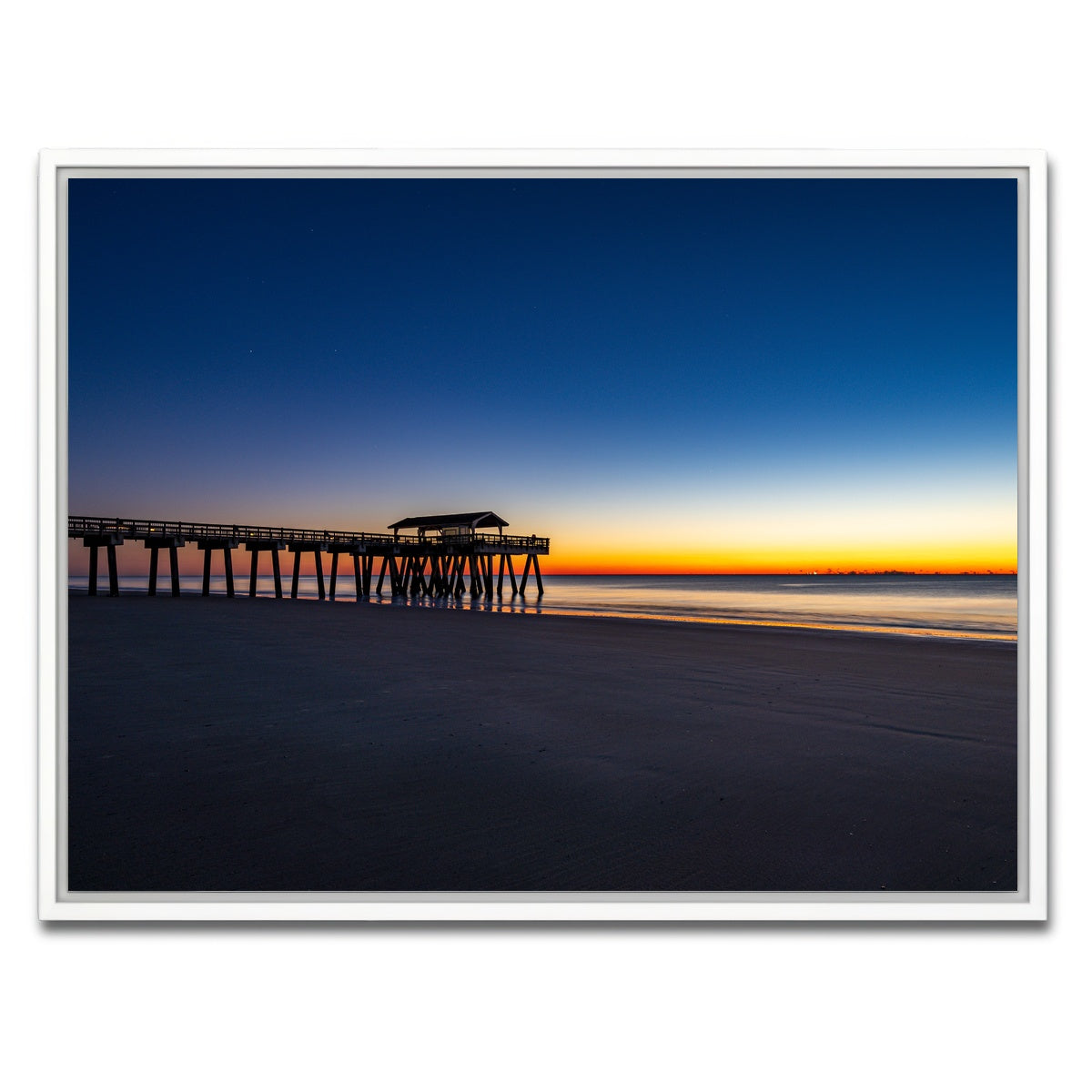 AUTO-MOCKUP WHITE | Tybee Island Georgia | 1 Piece | White Framed Canvas | group=4x3