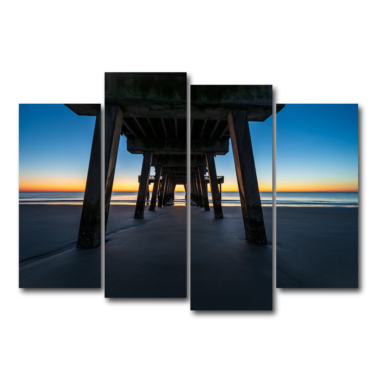 AUTO-MOCKUP WHITE | Tybee Island | 4 Piece | Gallery Wrap Canvas | group=4_normal