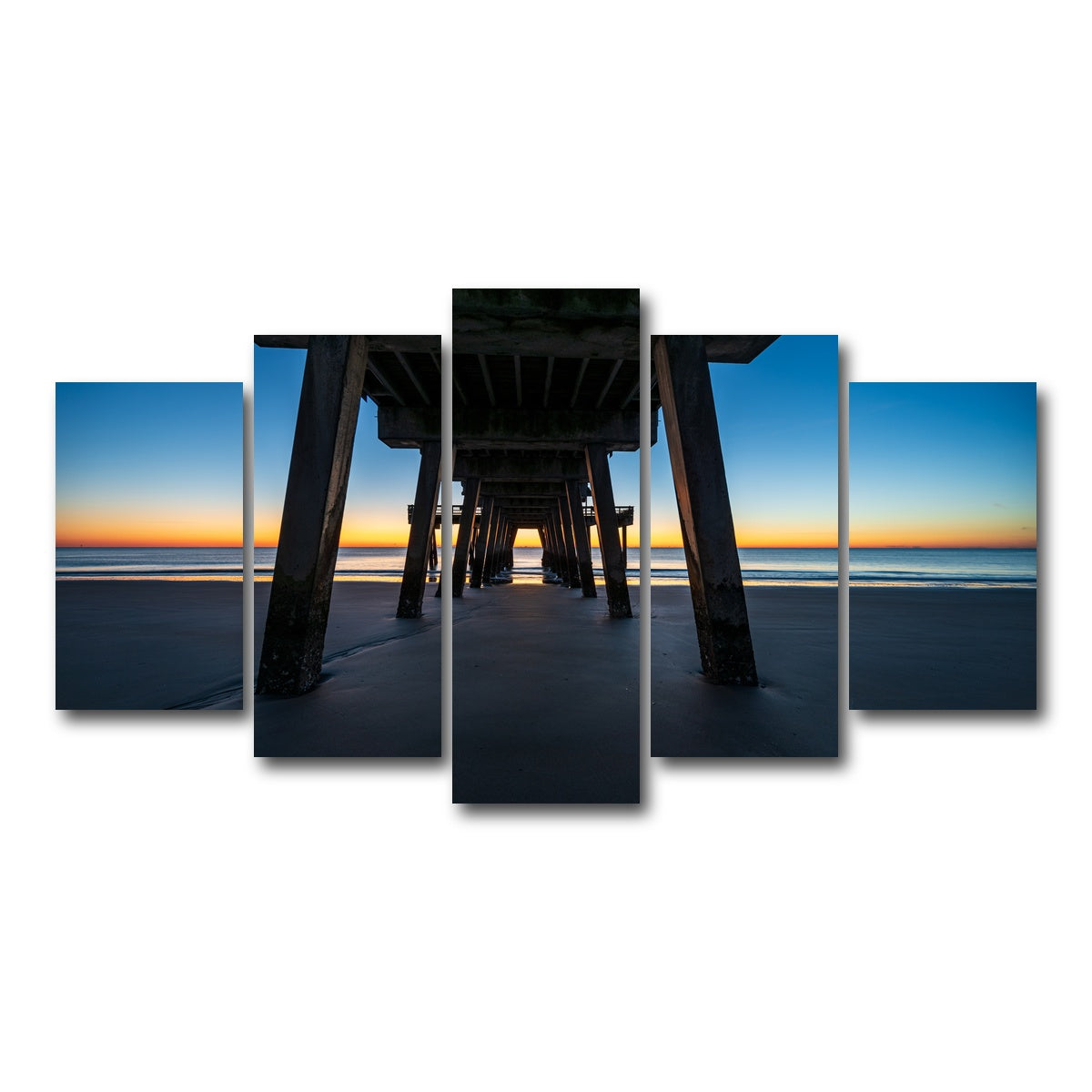 AUTO-MOCKUP WHITE | Tybee Island | 5 Piece | Gallery Wrap Canvas | group=5_normal