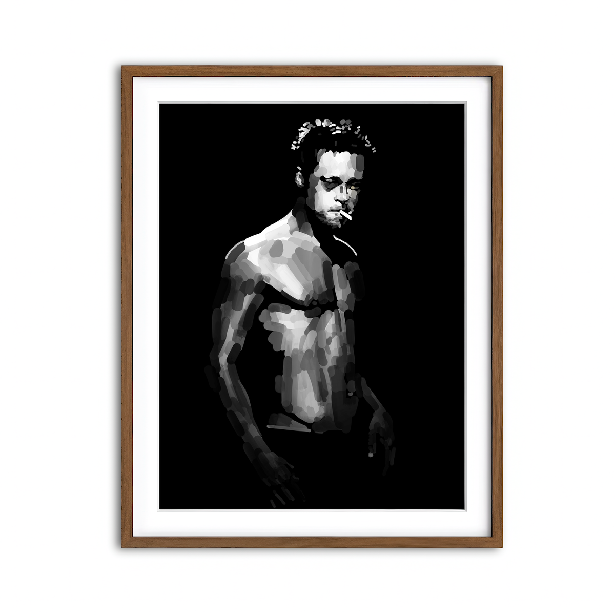 Framed Print 3x4 Walnut