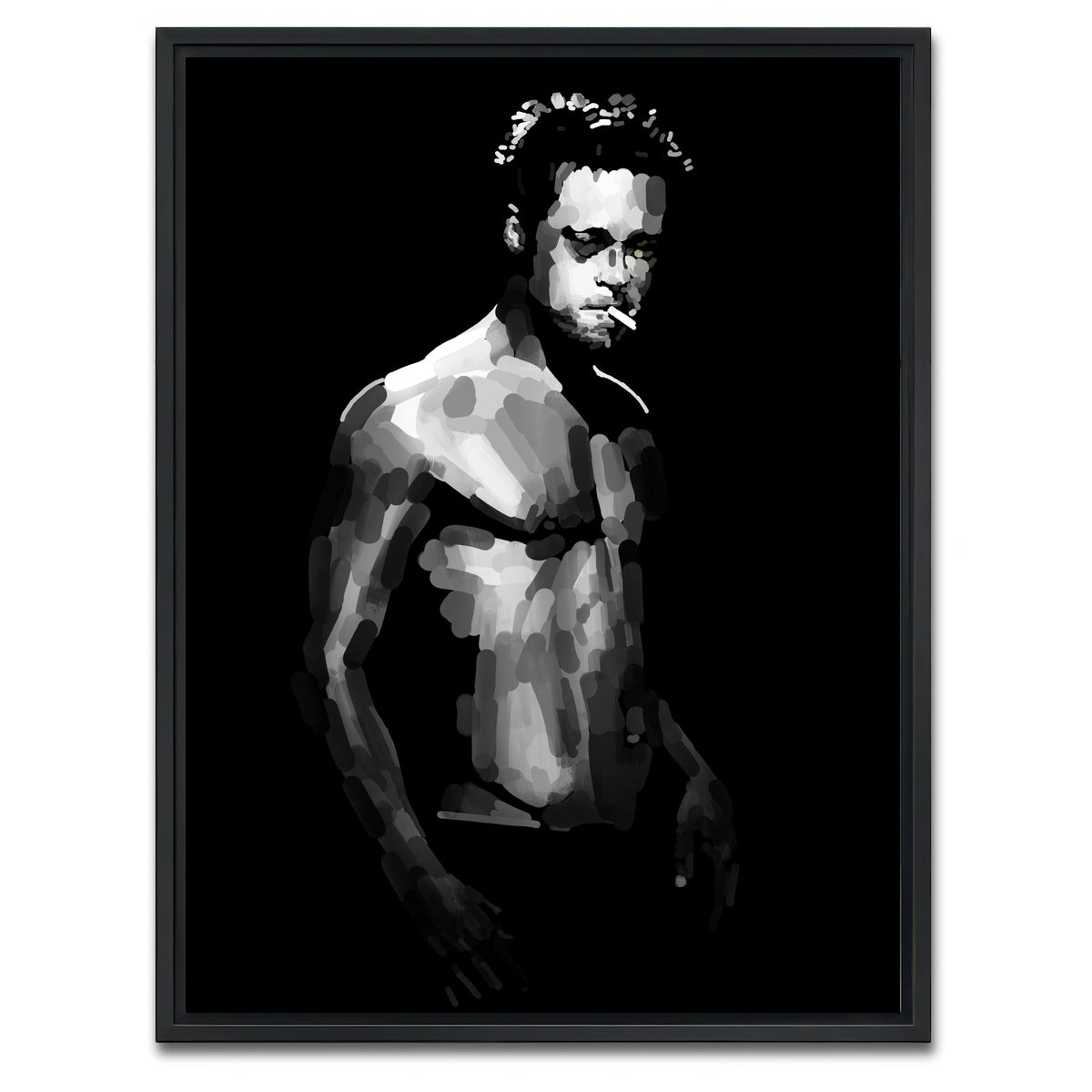 AUTO-MOCKUP WHITE | Tyler | 1 Piece | Black Framed Canvas | group=3x4