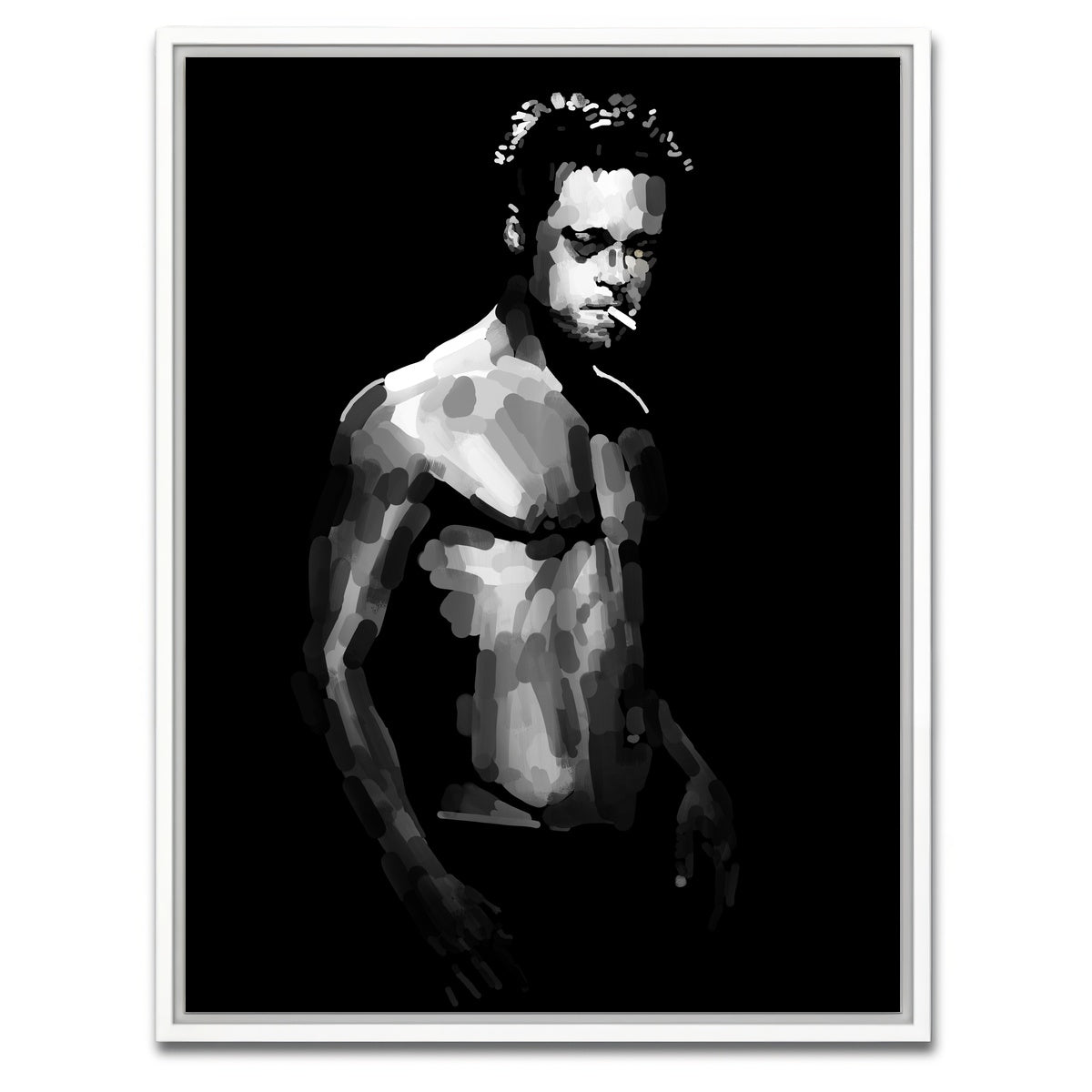 AUTO-MOCKUP WHITE | Tyler | 1 Piece | White Framed Canvas | group=3x4