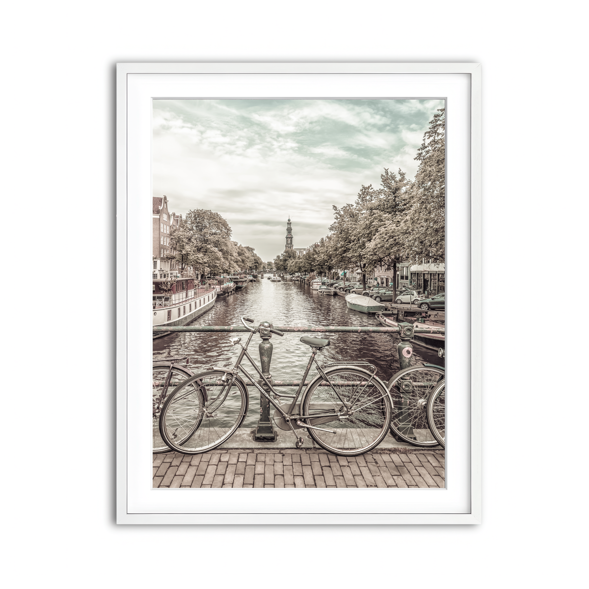 Framed Print 3x4 White