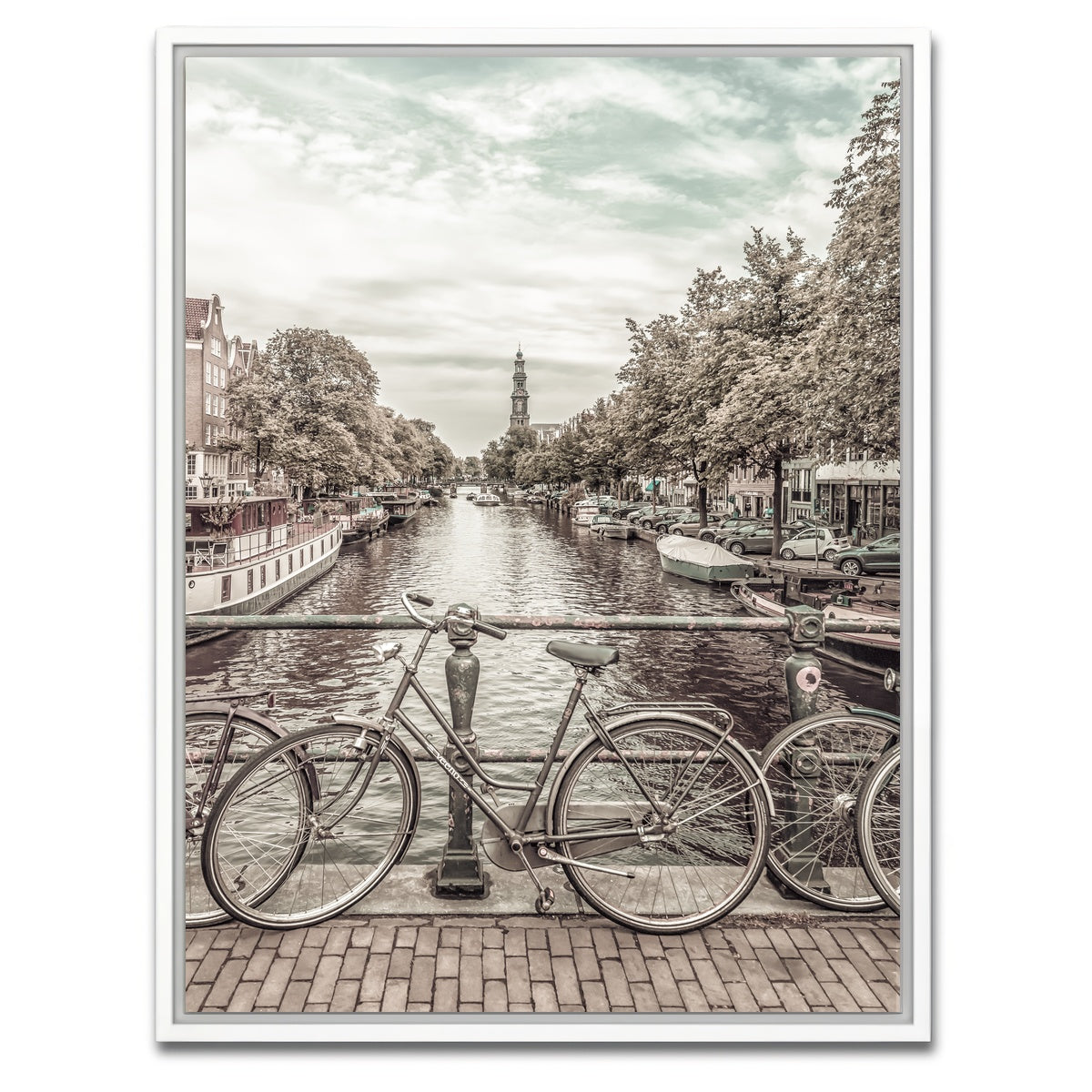 AUTO-MOCKUP WHITE | Typical Amsterdam | 1 Piece | White Framed Canvas | group=3x4