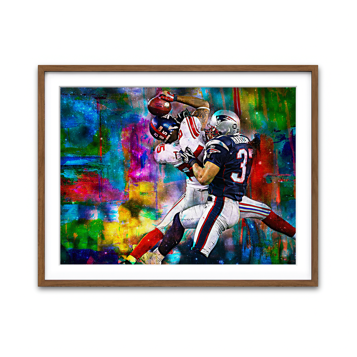 Framed Print 4x3 Walnut