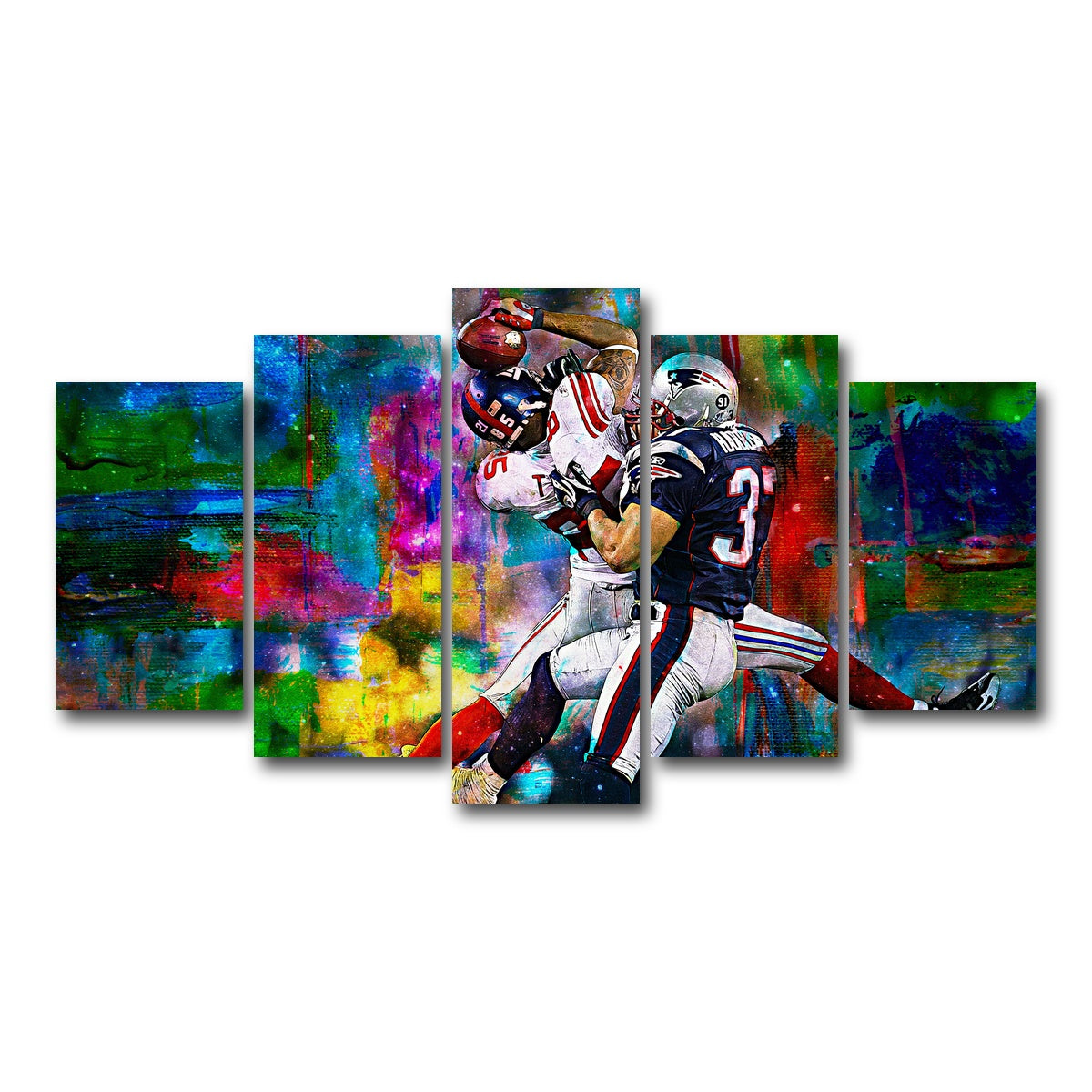 AUTO-MOCKUP WHITE | Tyree Helmet Catch | 5 Piece | Gallery Wrap Canvas | group=5_normal
