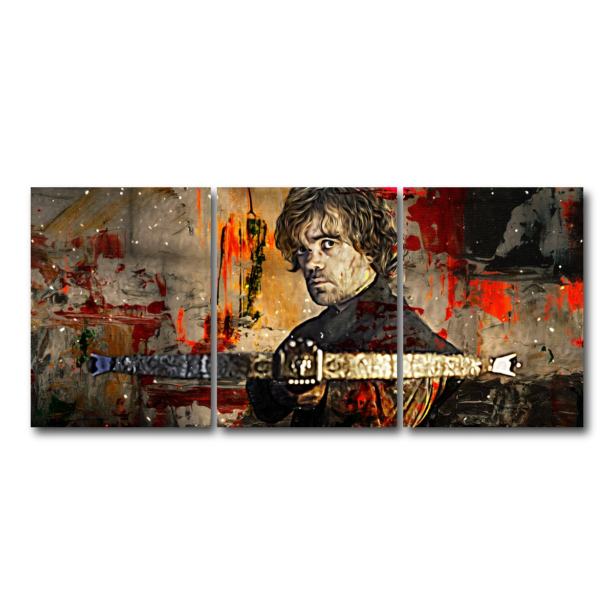 AUTO-MOCKUP WHITE | Tyrion Lannister | 3 Piece | Gallery Wrap Canvas | group=18x24