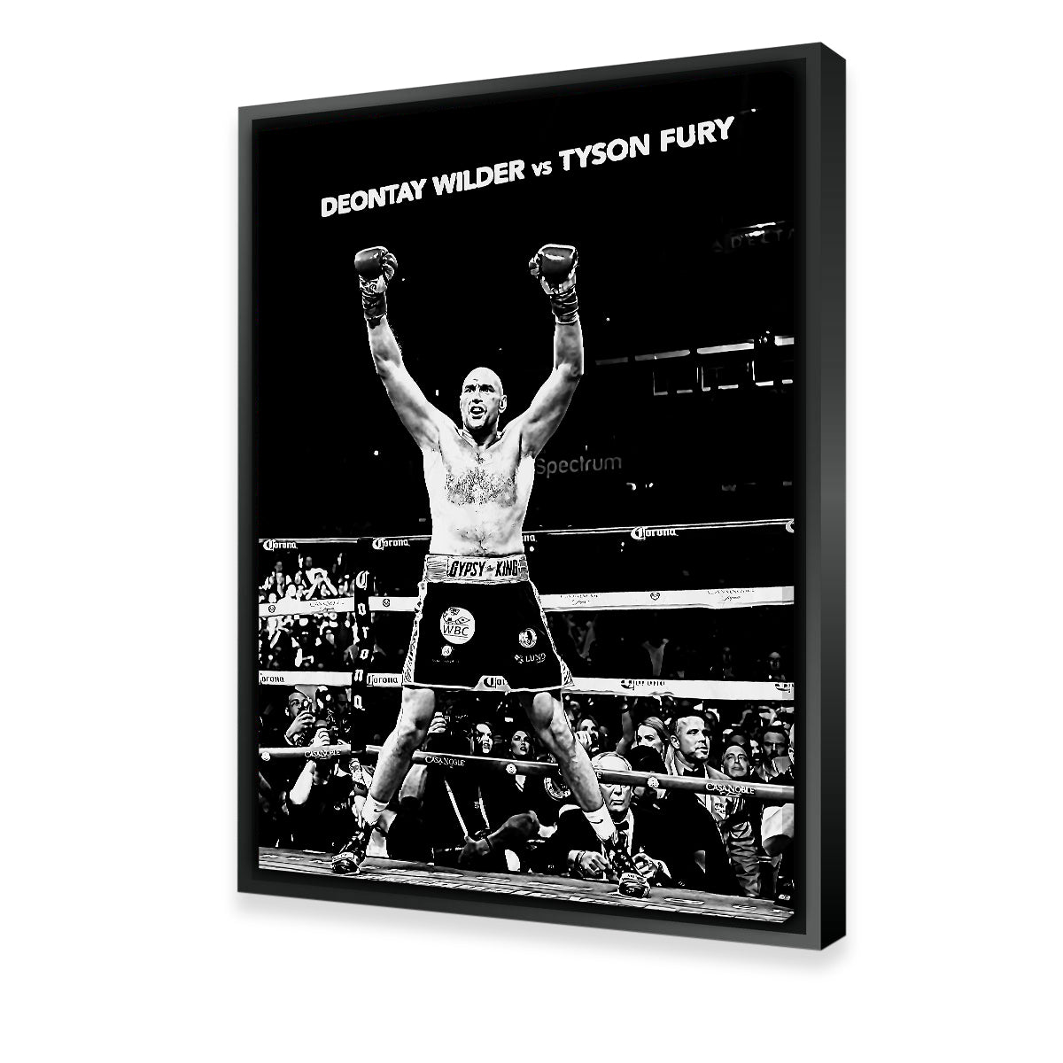 Tyson Fury Grayscale Wall Art