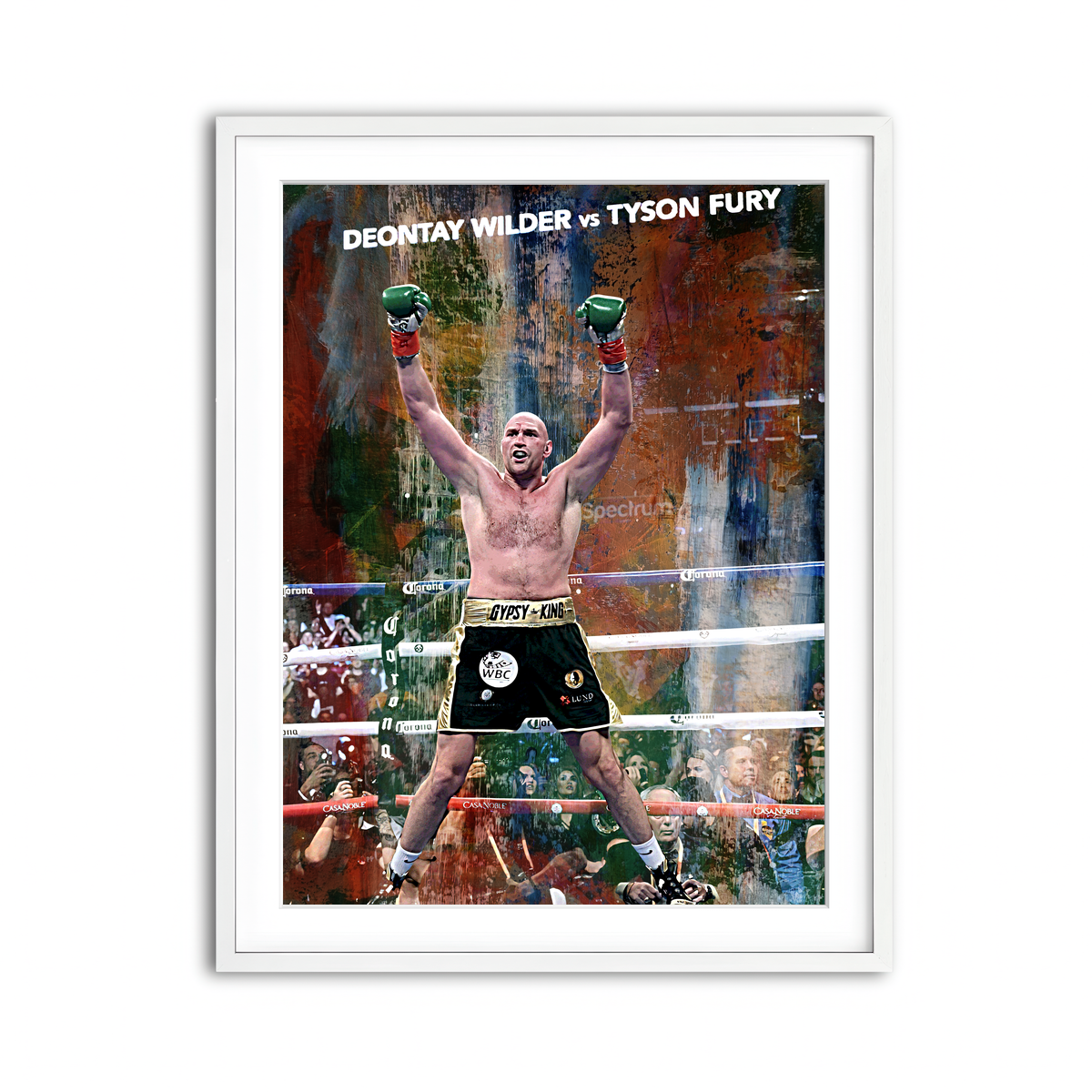 Framed Print 3x4 White