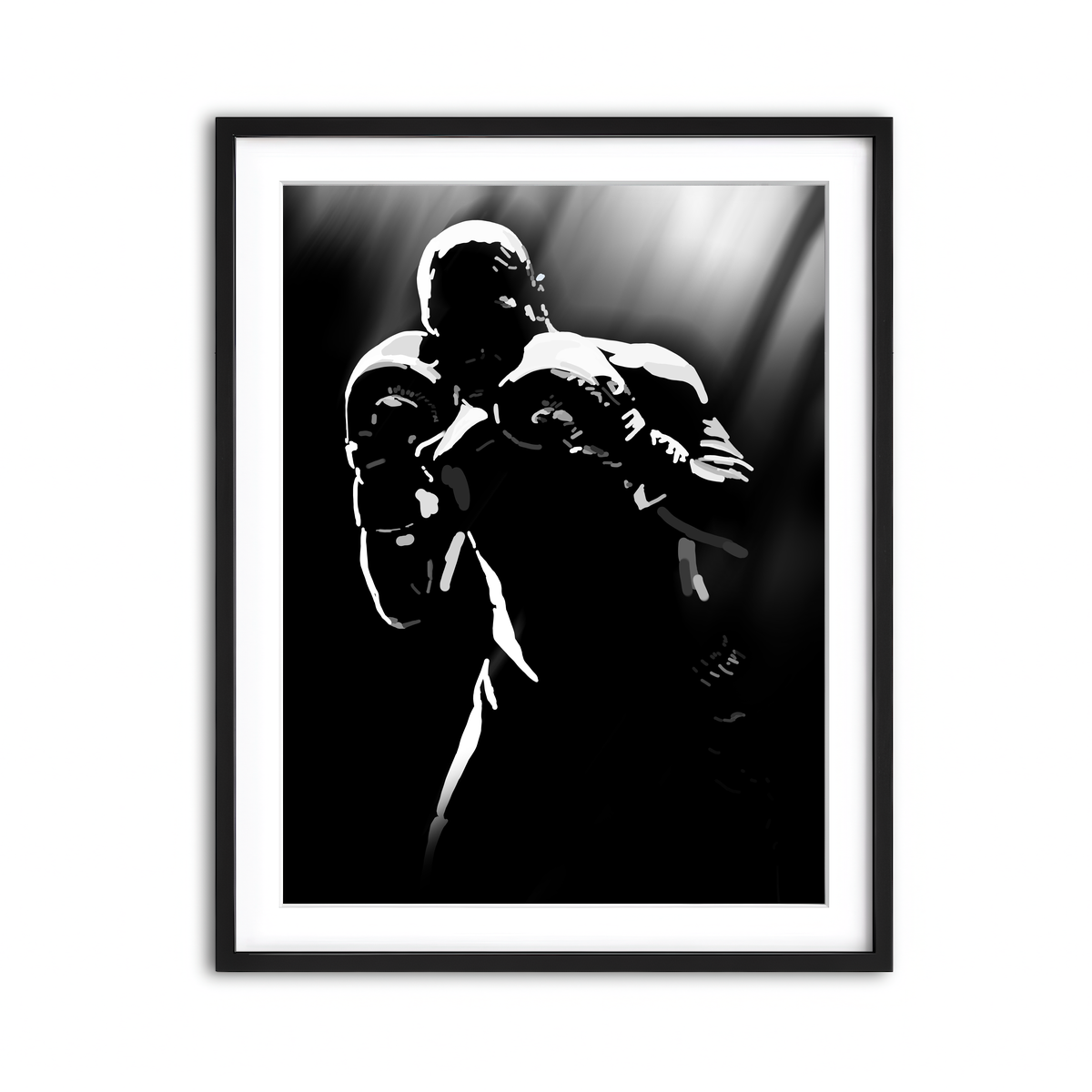 Framed Print 3x4 Black