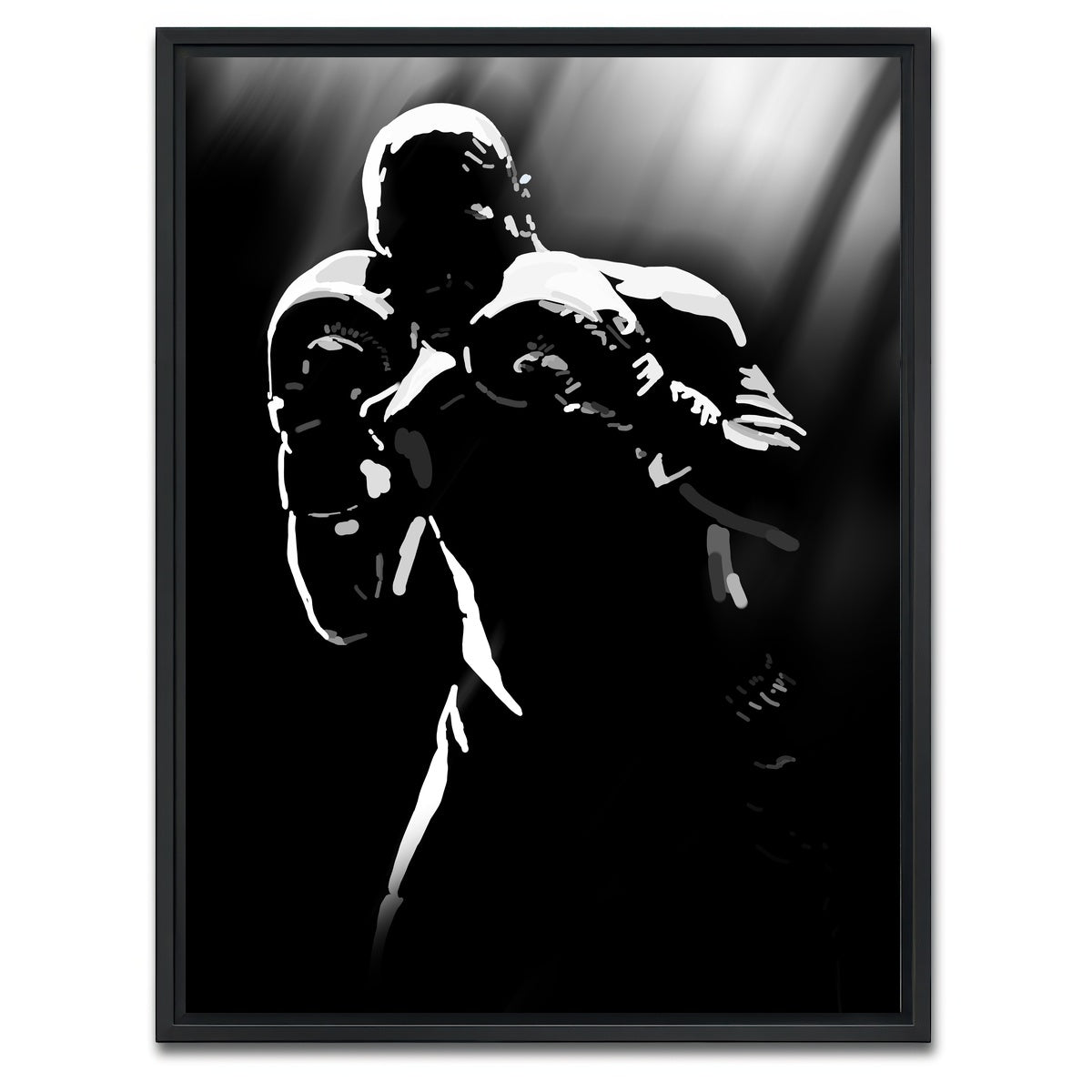 AUTO-MOCKUP WHITE | Tyson | 1 Piece | Black Framed Canvas | group=3x4
