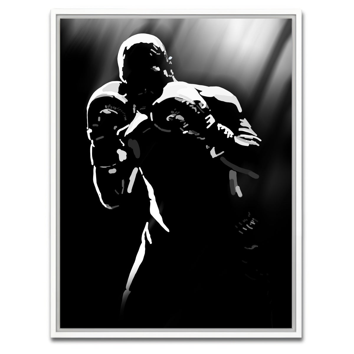 AUTO-MOCKUP WHITE | Tyson | 1 Piece | White Framed Canvas | group=3x4
