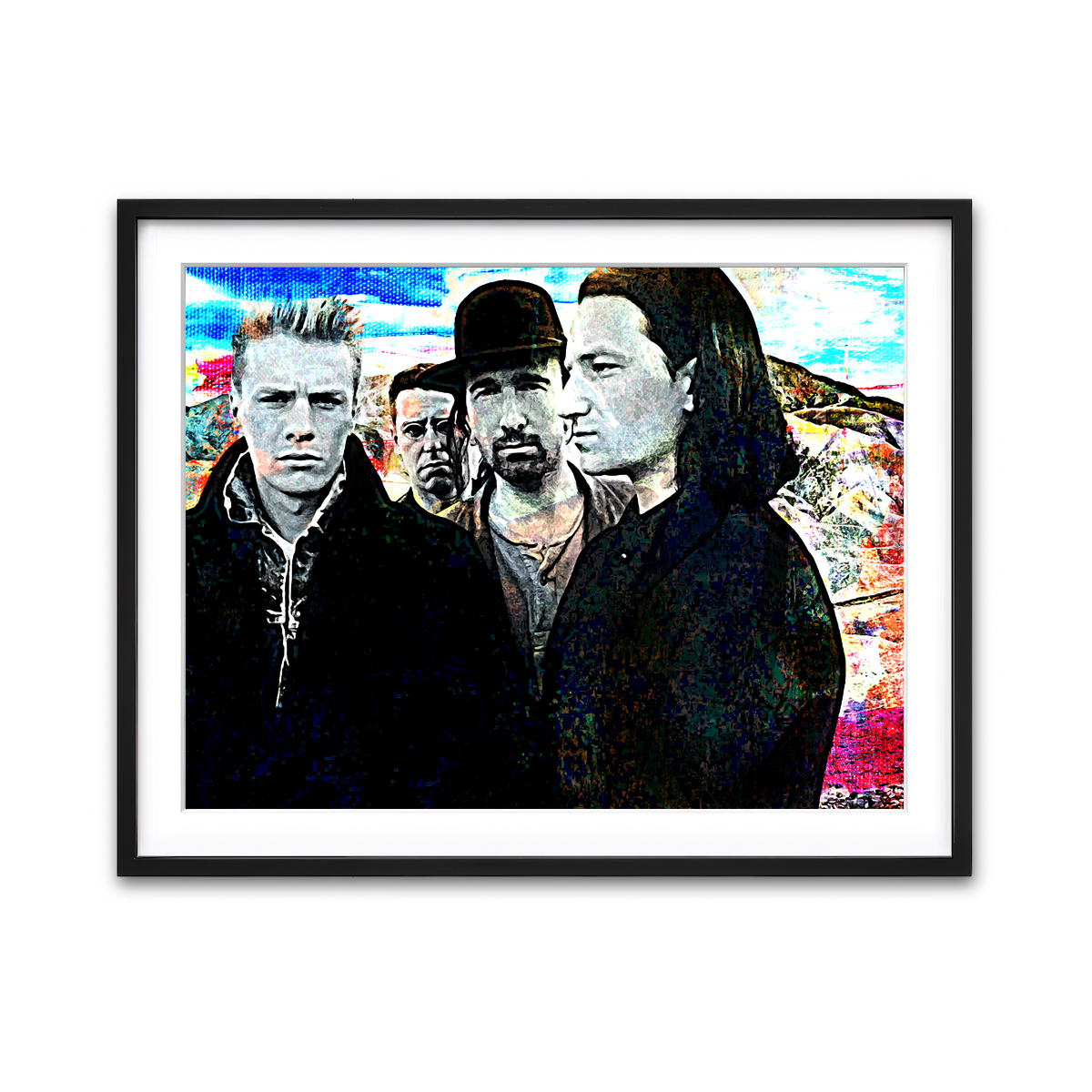 Framed Print 4x3 Black