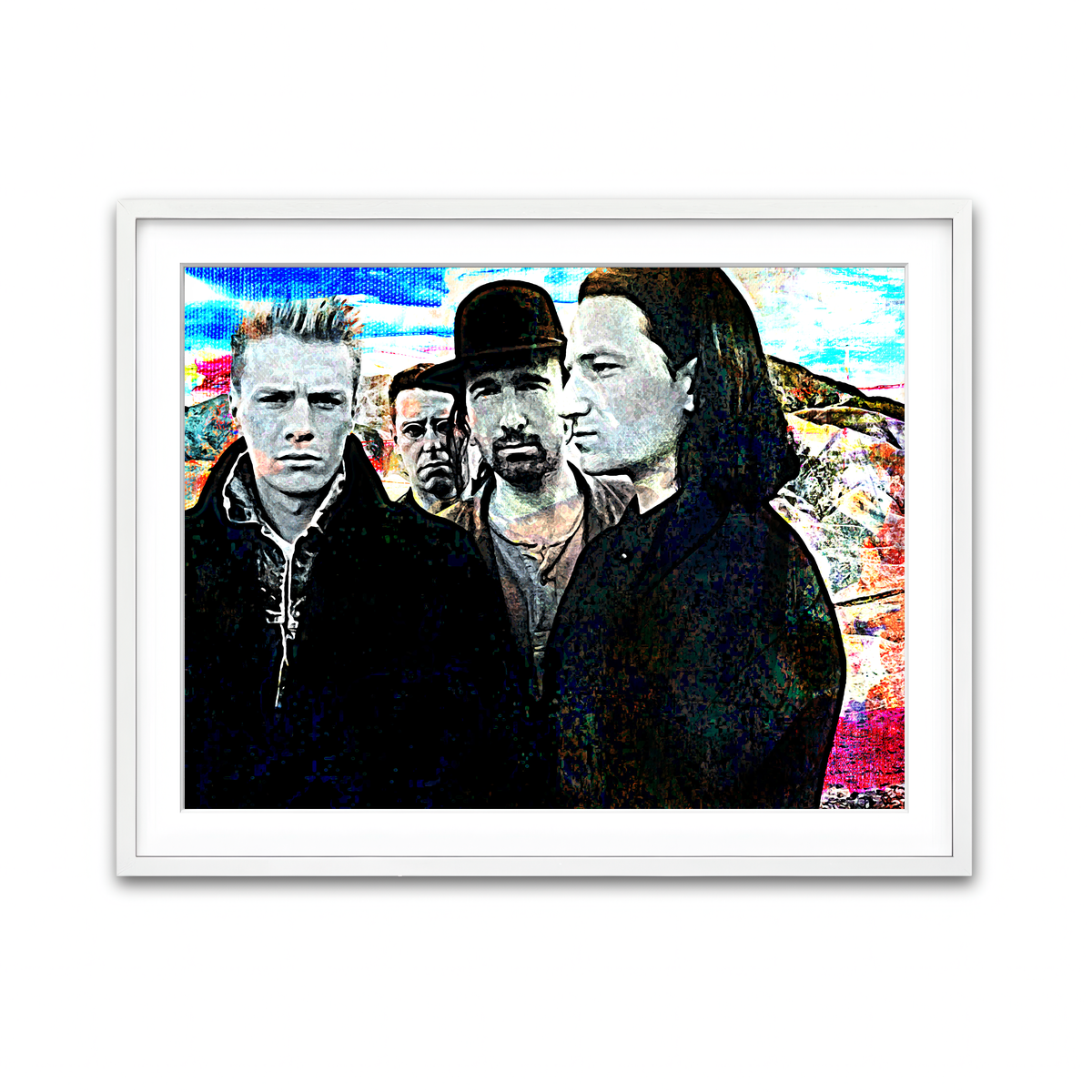 Framed Print 4x3 White