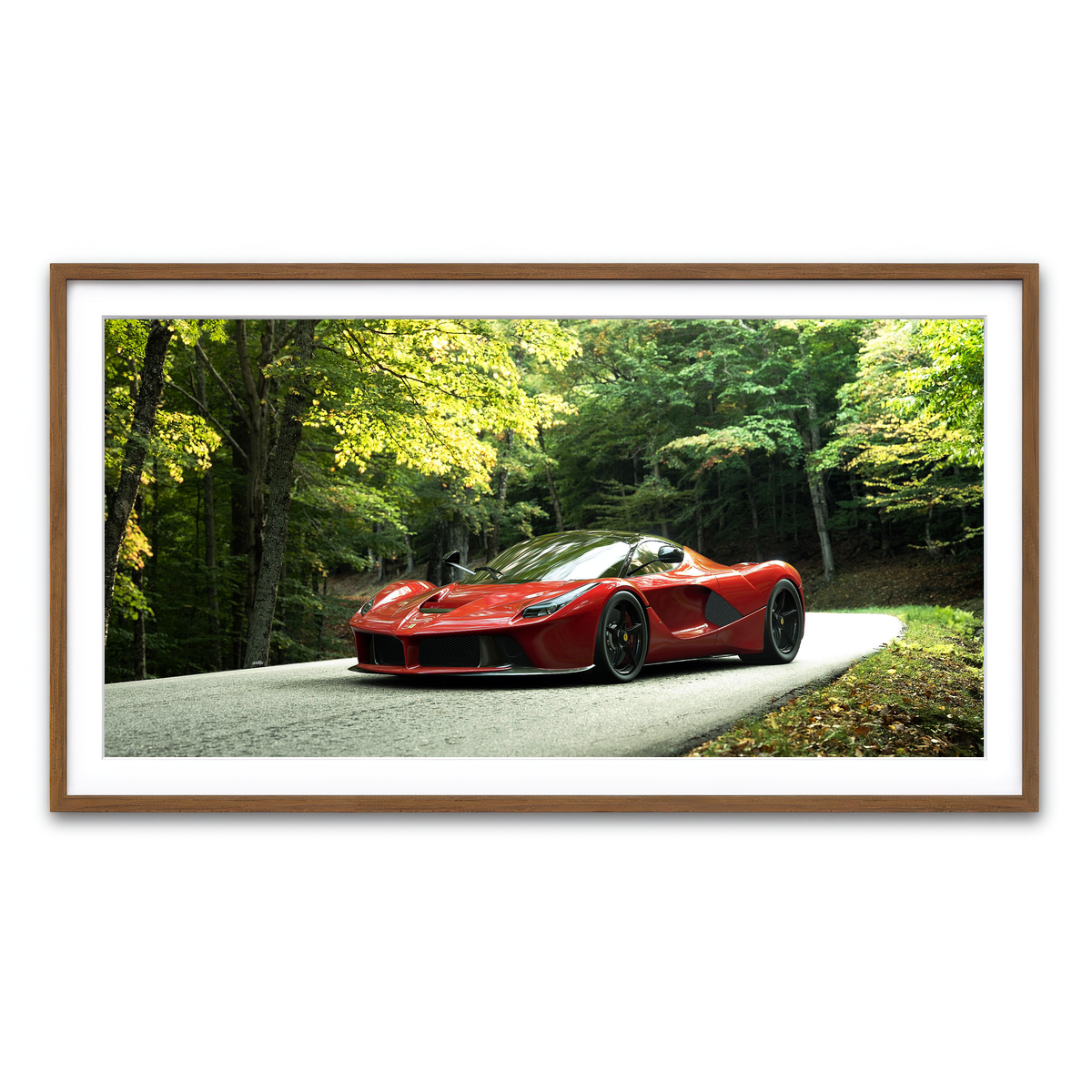 Framed Print 2x1 Walnut