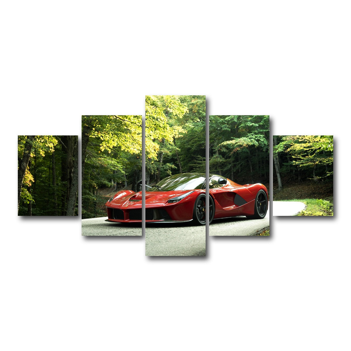 AUTO-MOCKUP WHITE | ULTIMATE | 5 Piece | Gallery Wrap Canvas | group=5_short