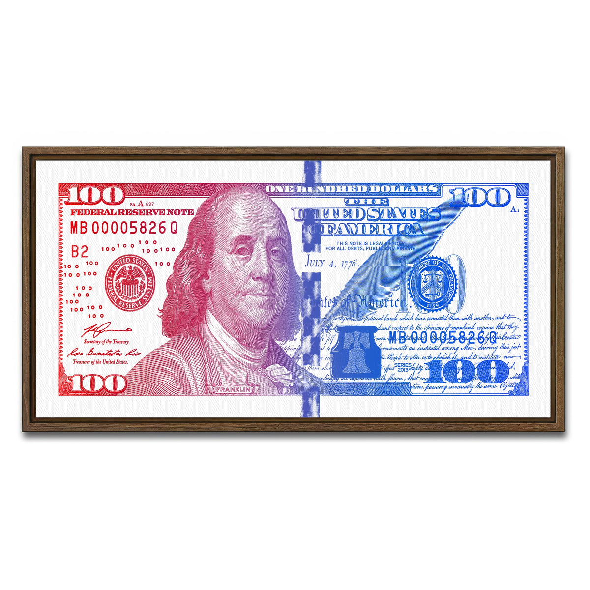 USA Benny Wall Art