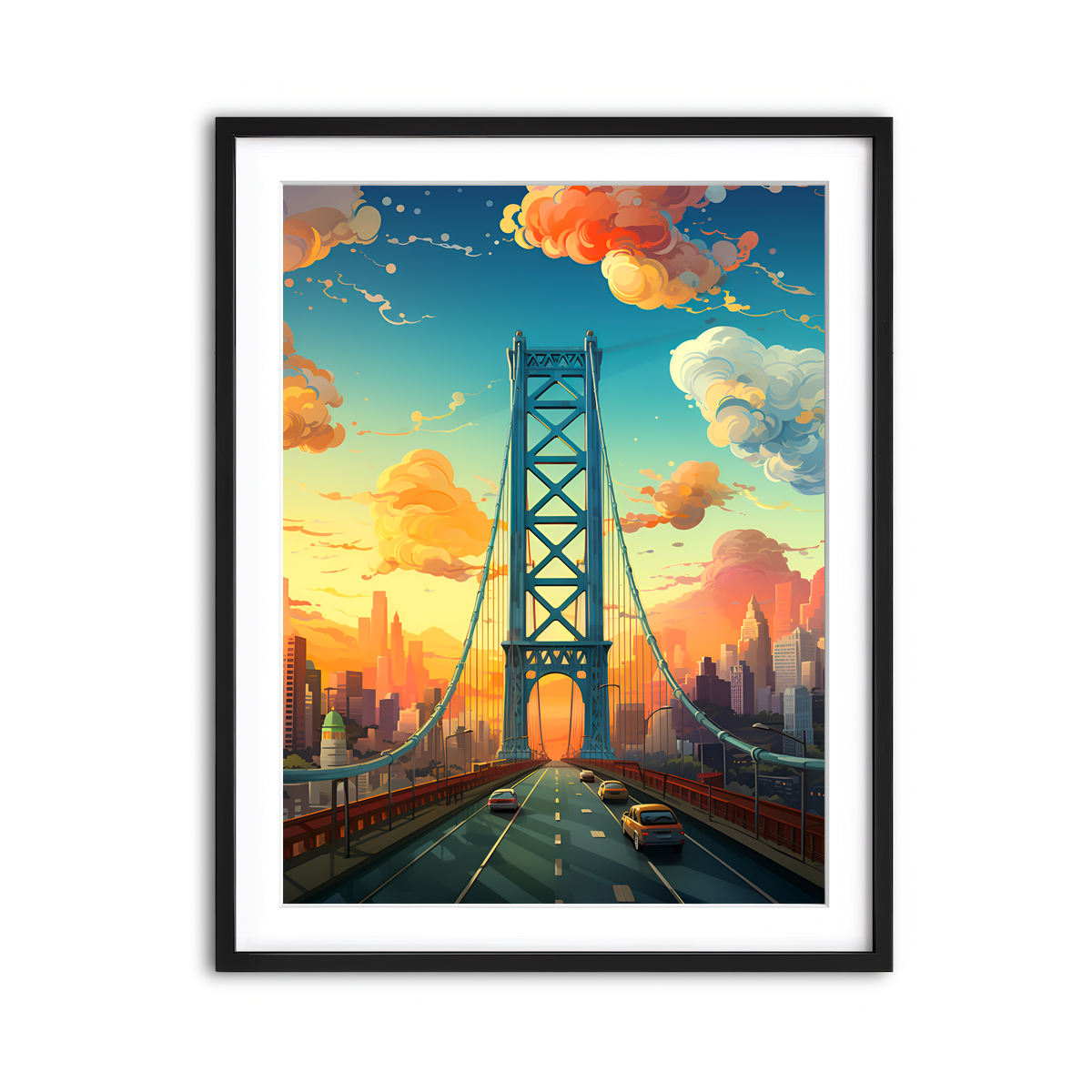 Framed Print 3x4 Black