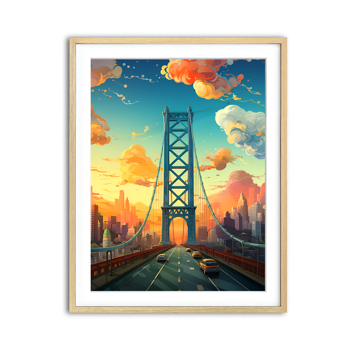 Framed Print 3x4 Natural