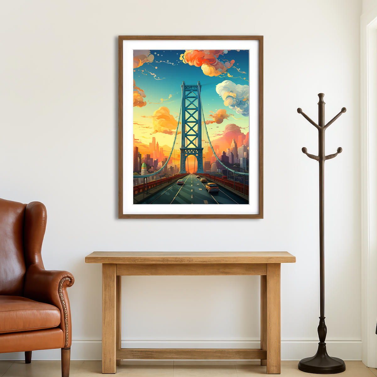 AUTO-MOCKUP ROOM | USA - Los Angeles Wall Art