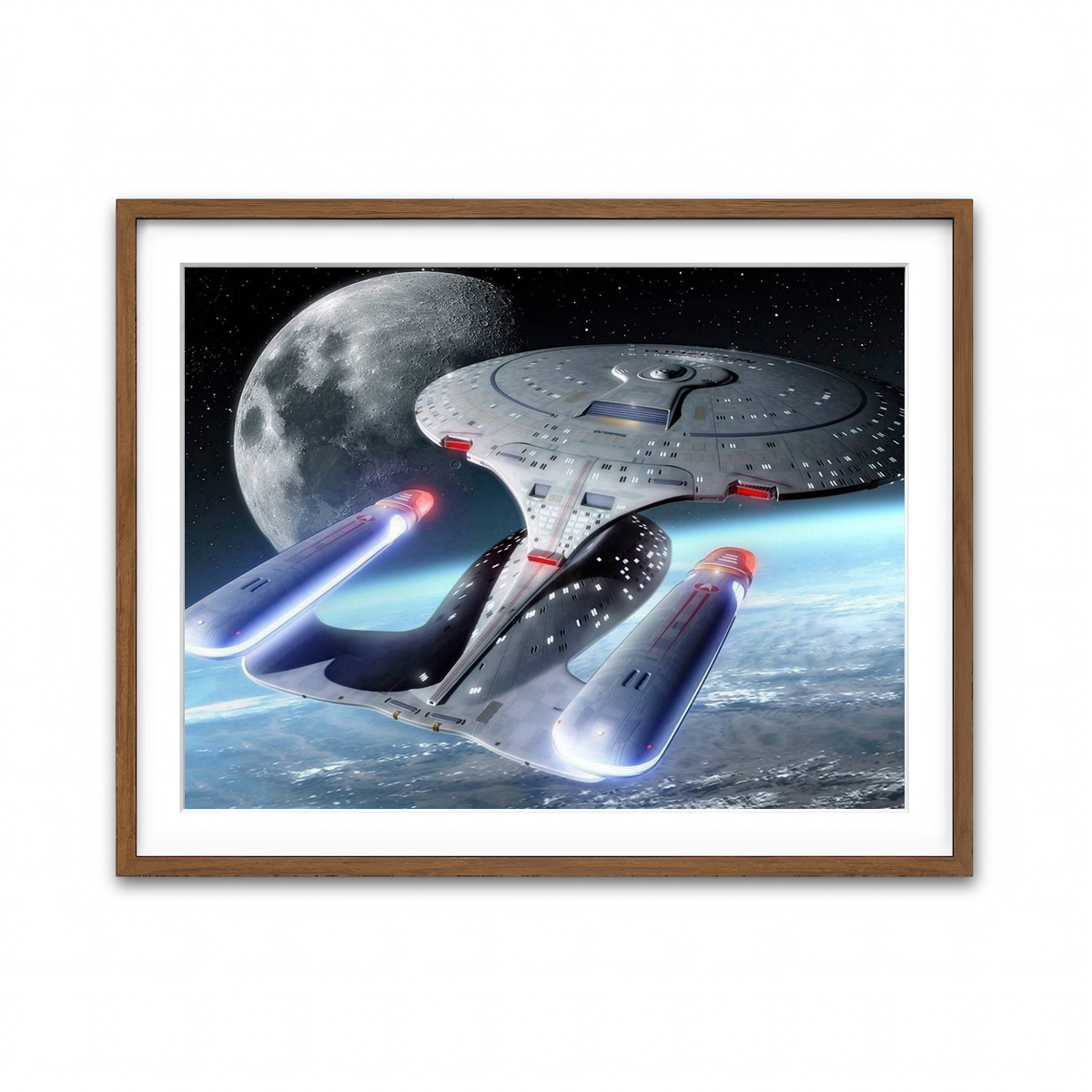 Framed Print 4x3 Walnut