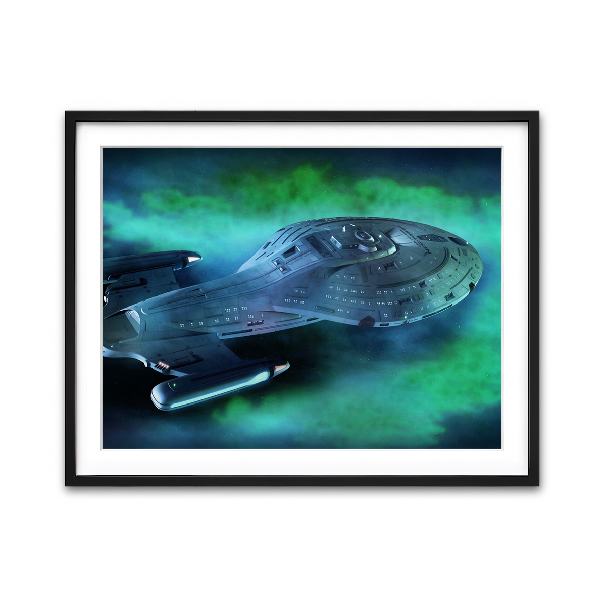 Framed Print 4x3 Black