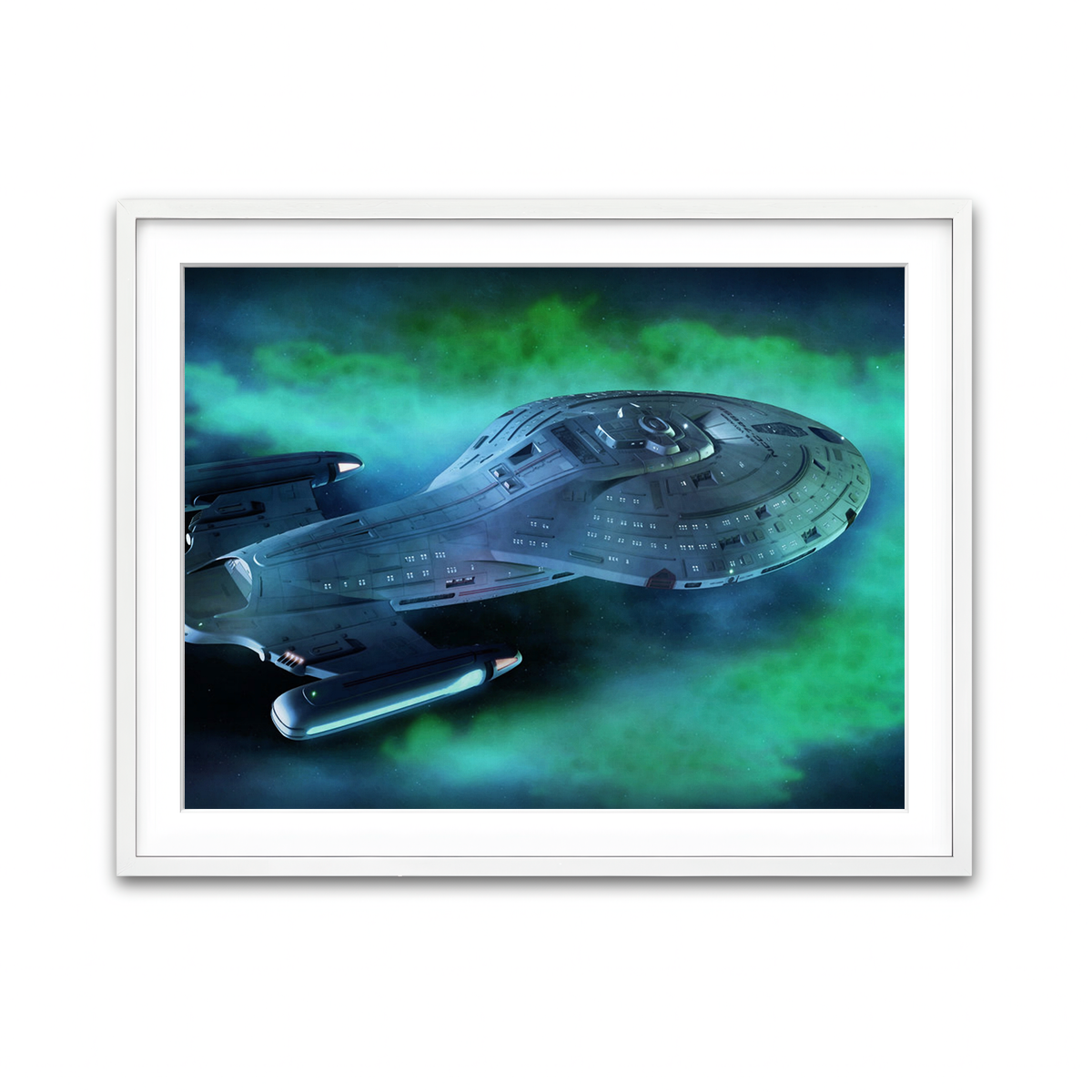 Framed Print 4x3 White