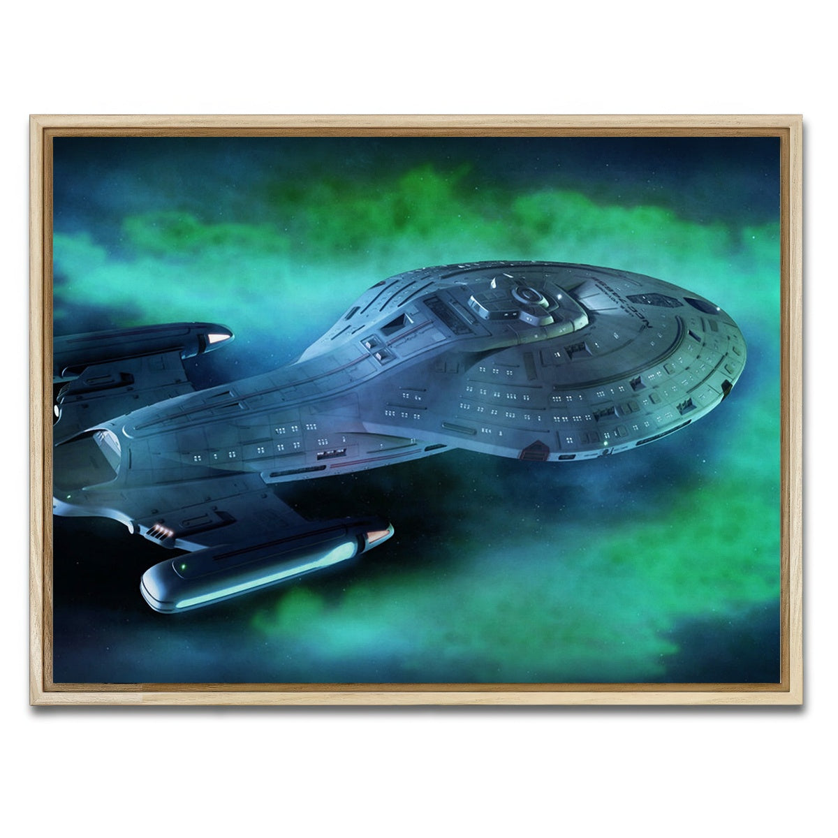 AUTO-MOCKUP WHITE | USS Voyager | 1 Piece | Natural Framed Canvas | group=4x3