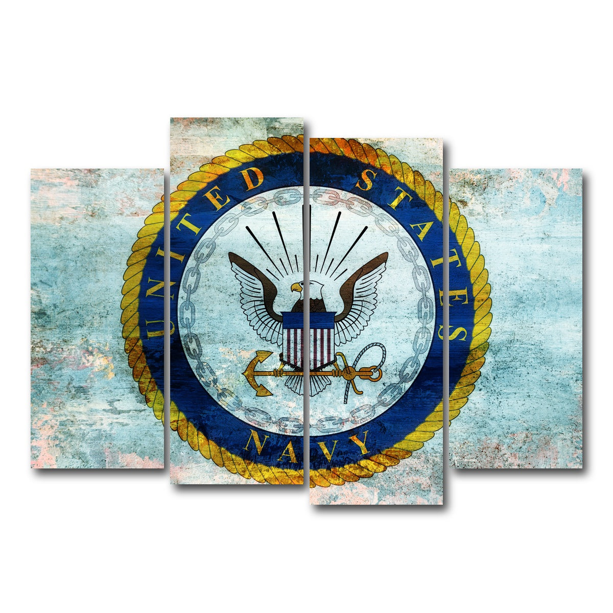 AUTO-MOCKUP WHITE | US Navy | 4 Piece | Gallery Wrap Canvas | group=4_normal