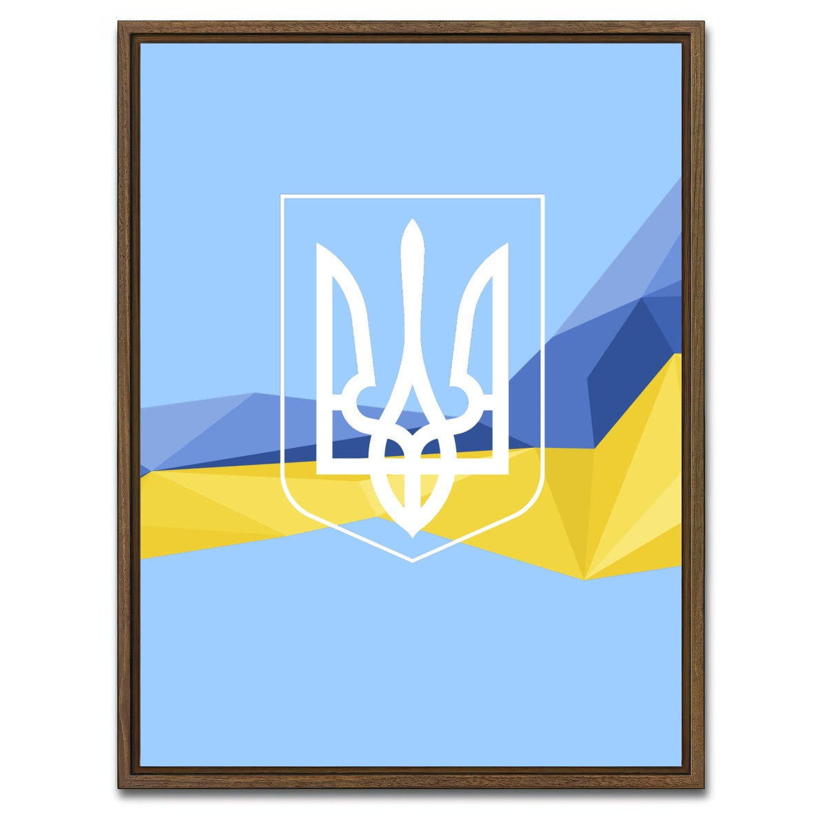 AUTO-MOCKUP WHITE | Ukraine | 1 Piece | Walnut Framed Canvas | group=3x4