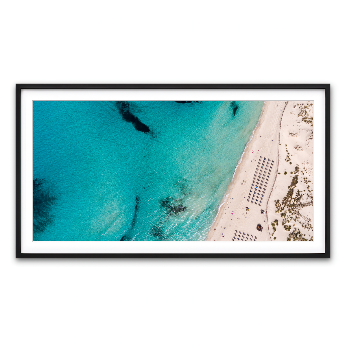 Framed Print 2x1 Black