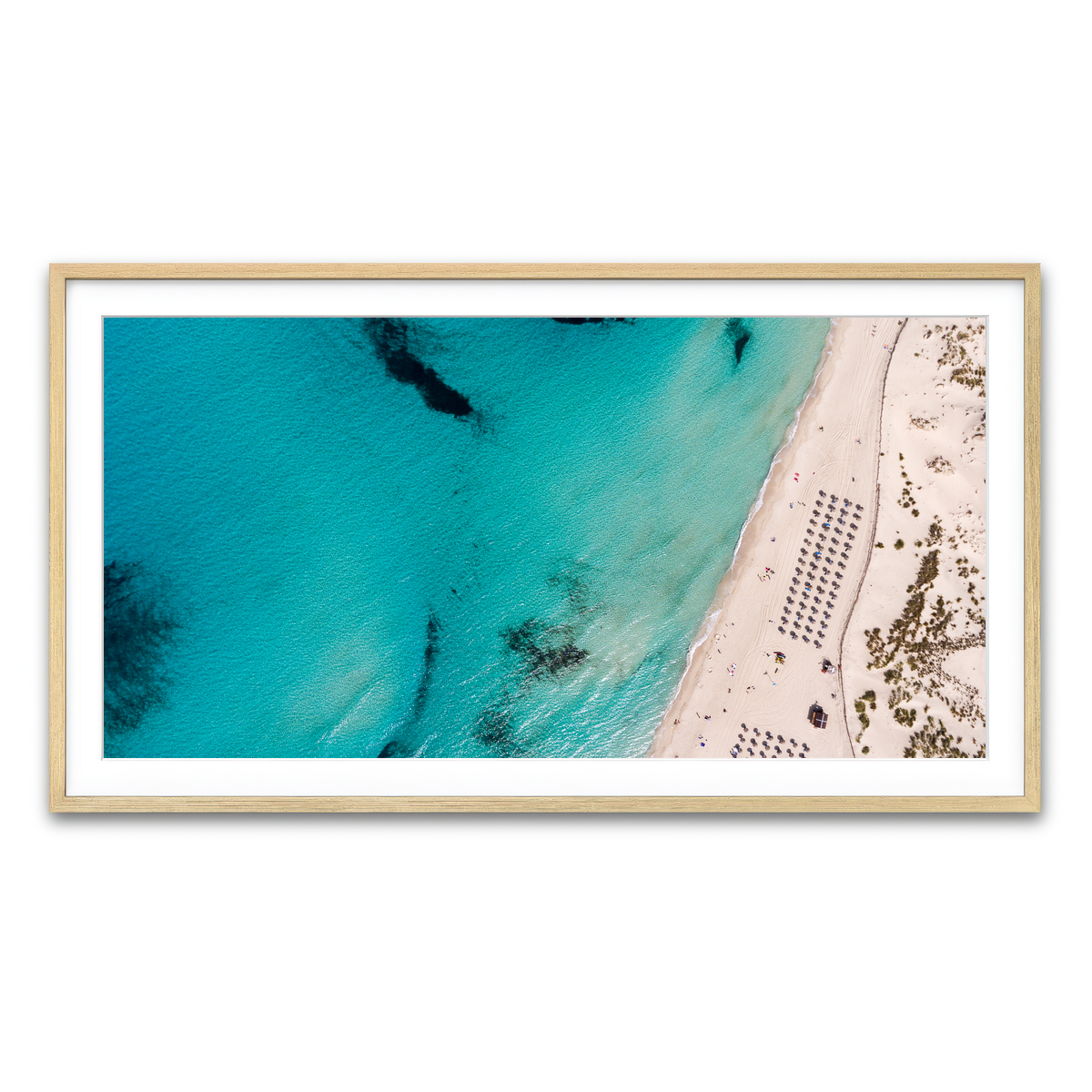 Framed Print 2x1 Natural