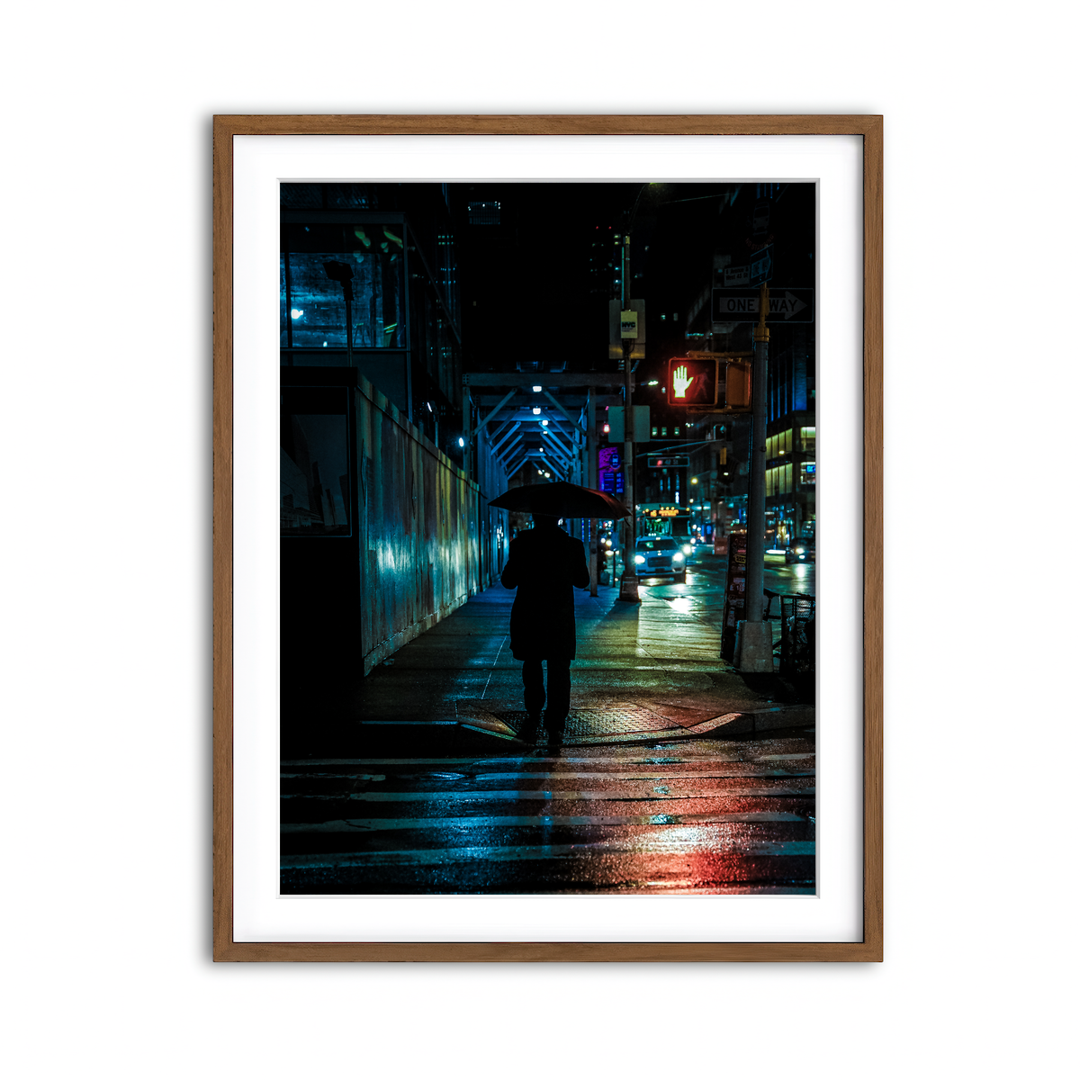 Framed Print 3x4 Walnut