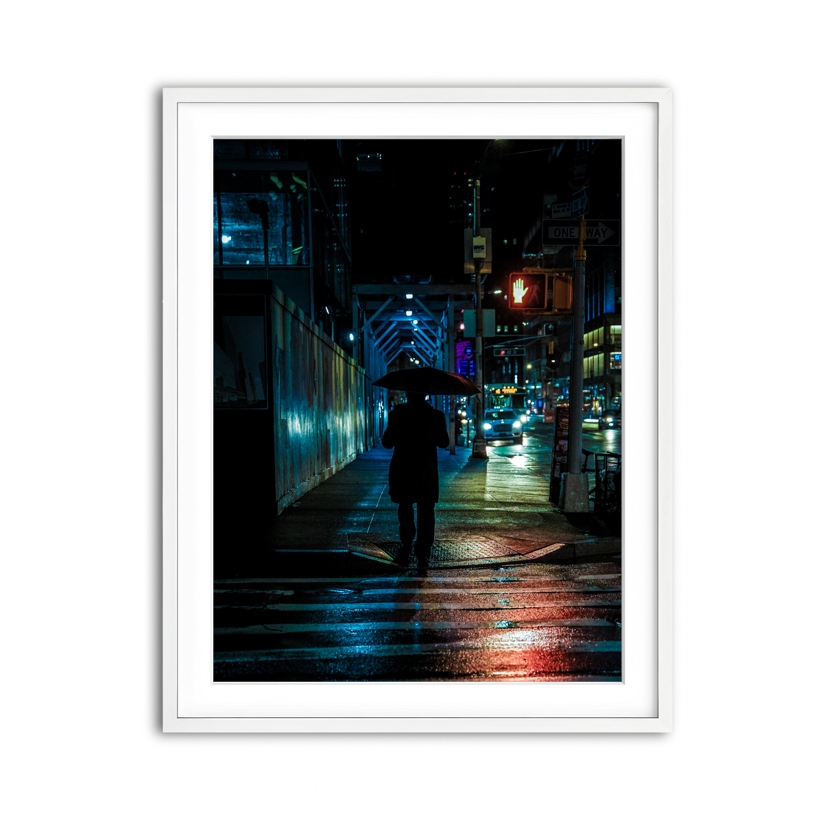 Framed Print 3x4 White