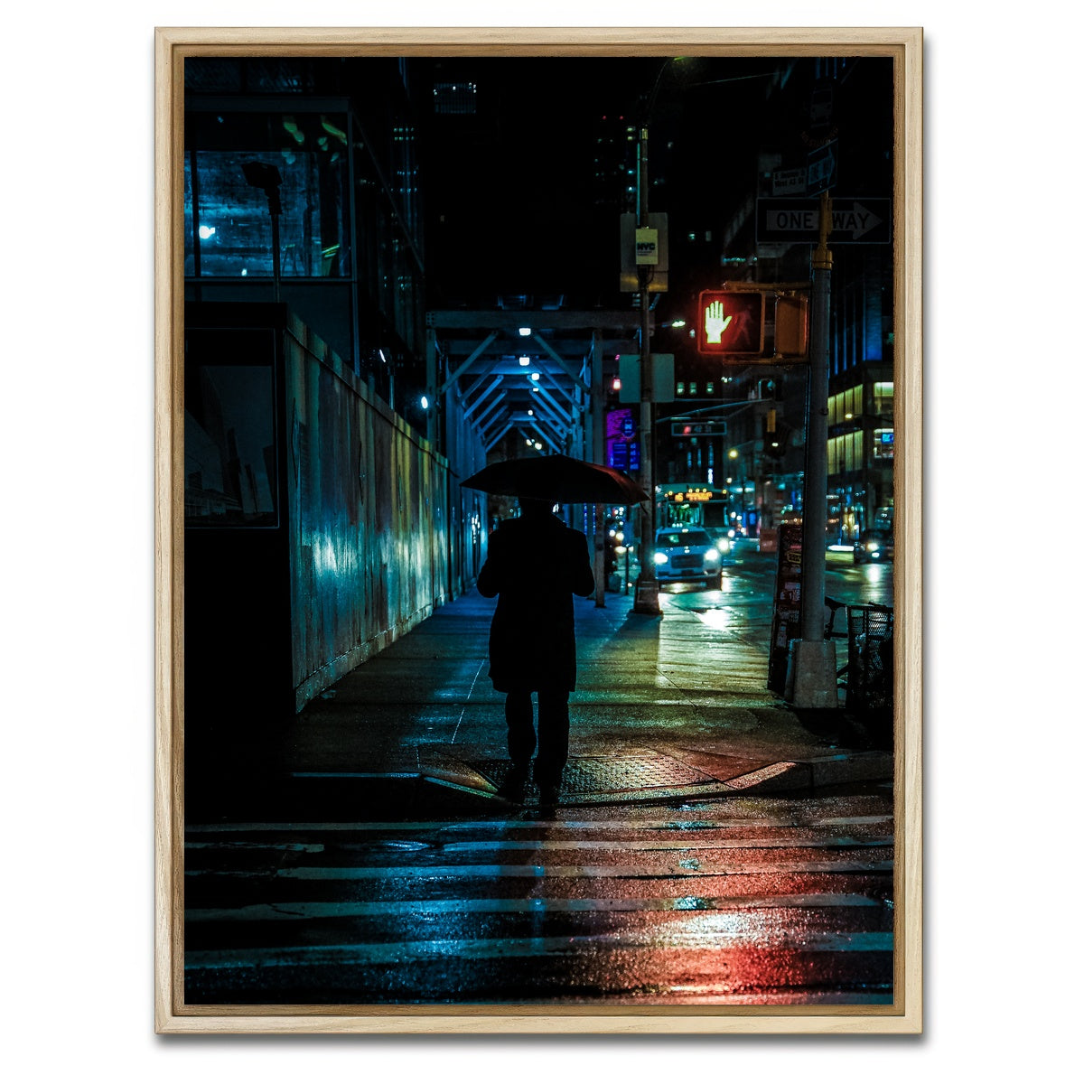 AUTO-MOCKUP WHITE | Umbrella Night | 1 Piece | Natural Framed Canvas | group=3x4