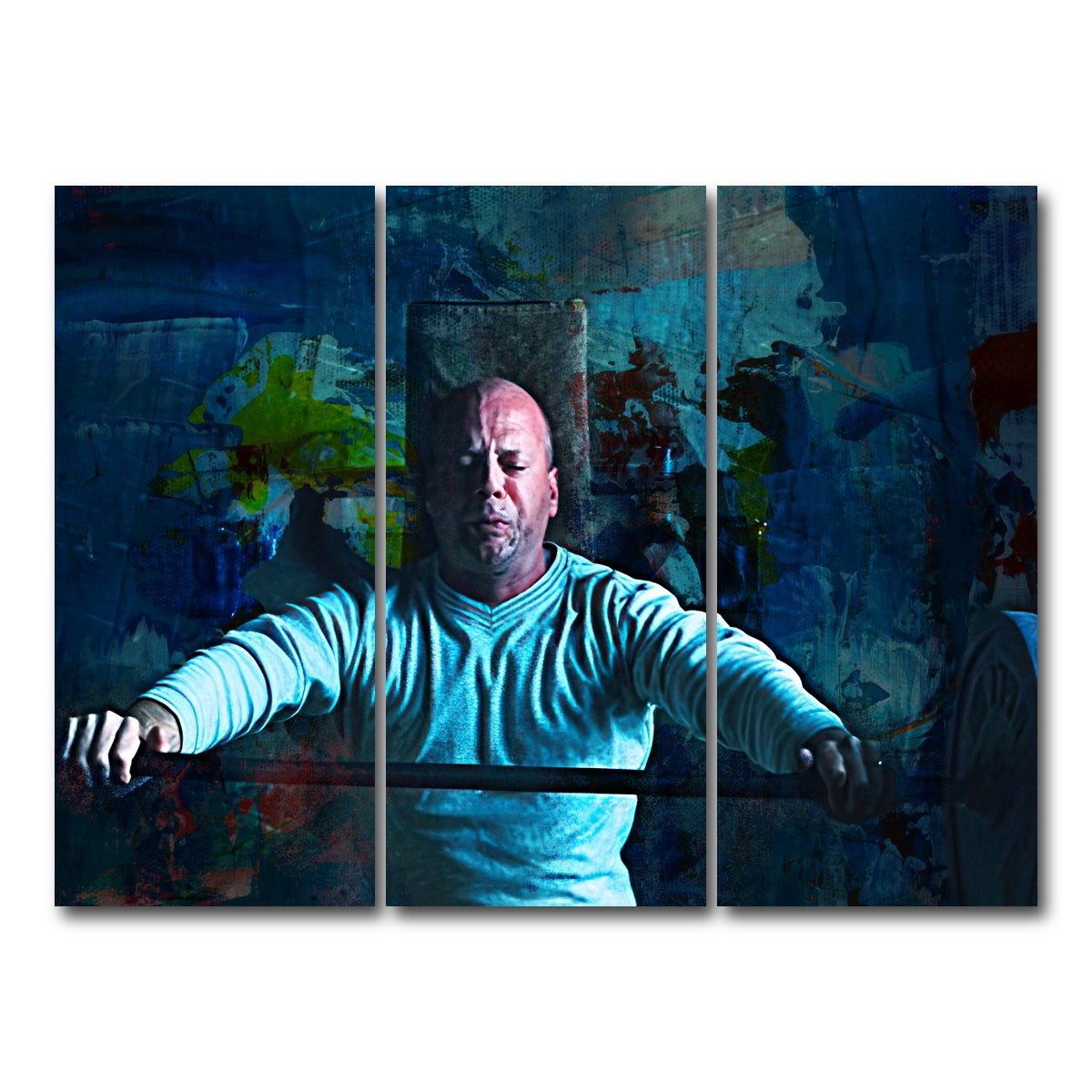 AUTO-MOCKUP WHITE | Unbreakable Bench Press | 3 Piece | Gallery Wrap Canvas | group=8x18