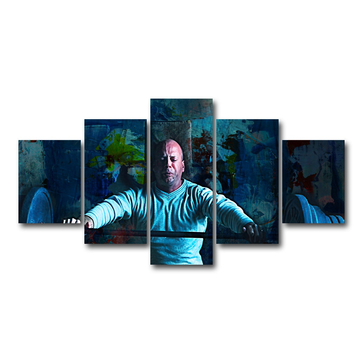 AUTO-MOCKUP WHITE | Unbreakable Bench Press | 5 Piece | Gallery Wrap Canvas | group=5_short