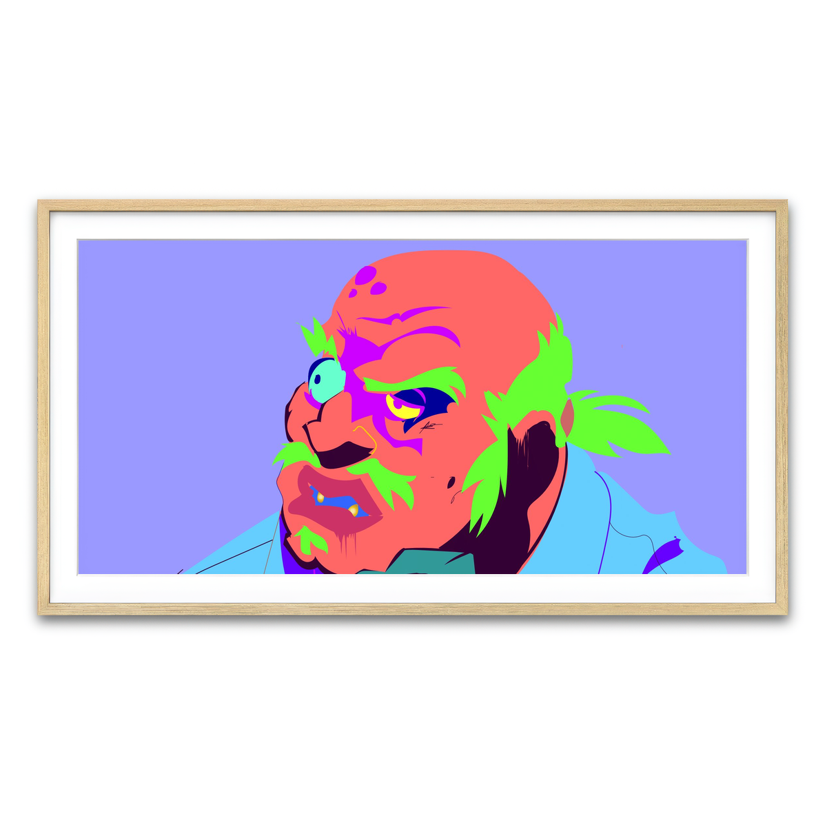 Framed Print 2x1 Natural