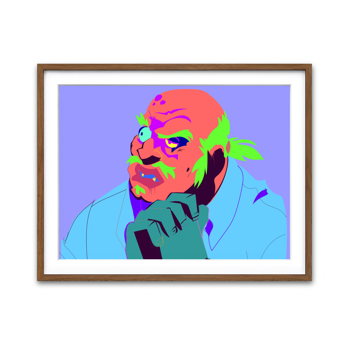 Framed Print 4x3 Walnut