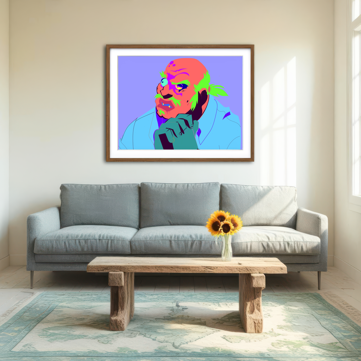 AUTO-MOCKUP ROOM | Uncle Ruckus Wall Art