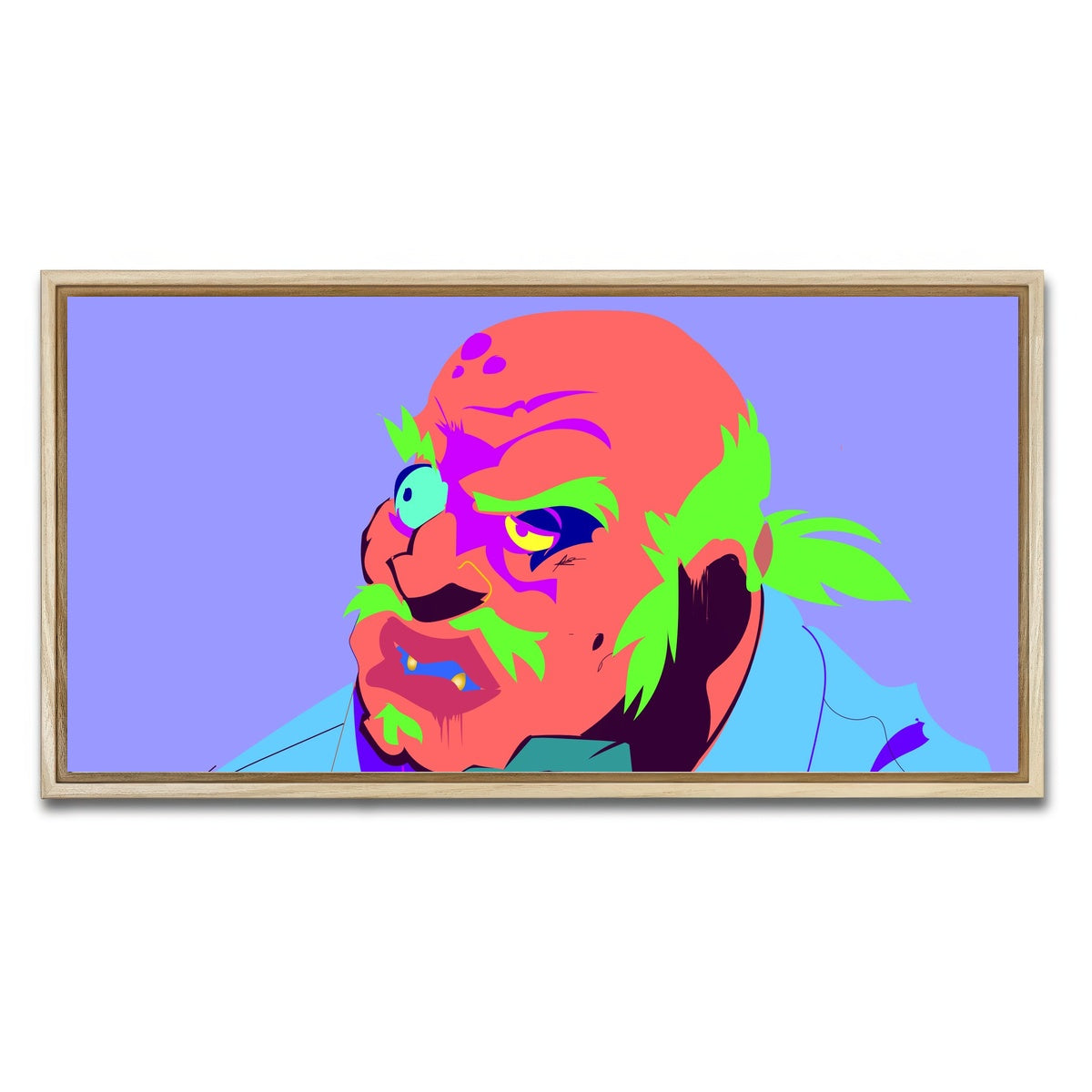 AUTO-MOCKUP WHITE | Uncle Ruckus | 1 Piece | Natural Framed Canvas | group=2x1
