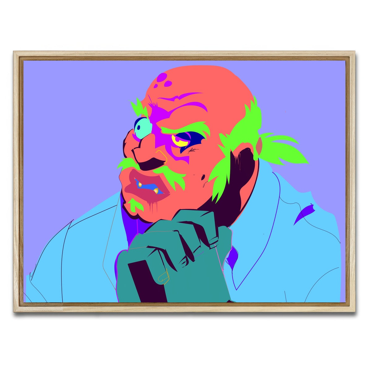 AUTO-MOCKUP WHITE | Uncle Ruckus | 1 Piece | Natural Framed Canvas | group=4x3
