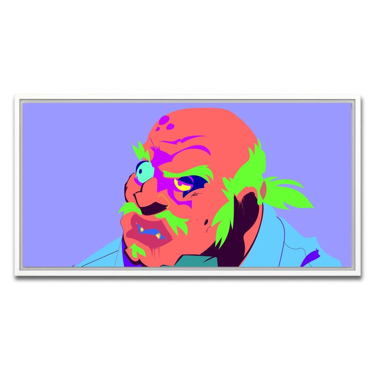 AUTO-MOCKUP WHITE | Uncle Ruckus | 1 Piece | White Framed Canvas | group=2x1