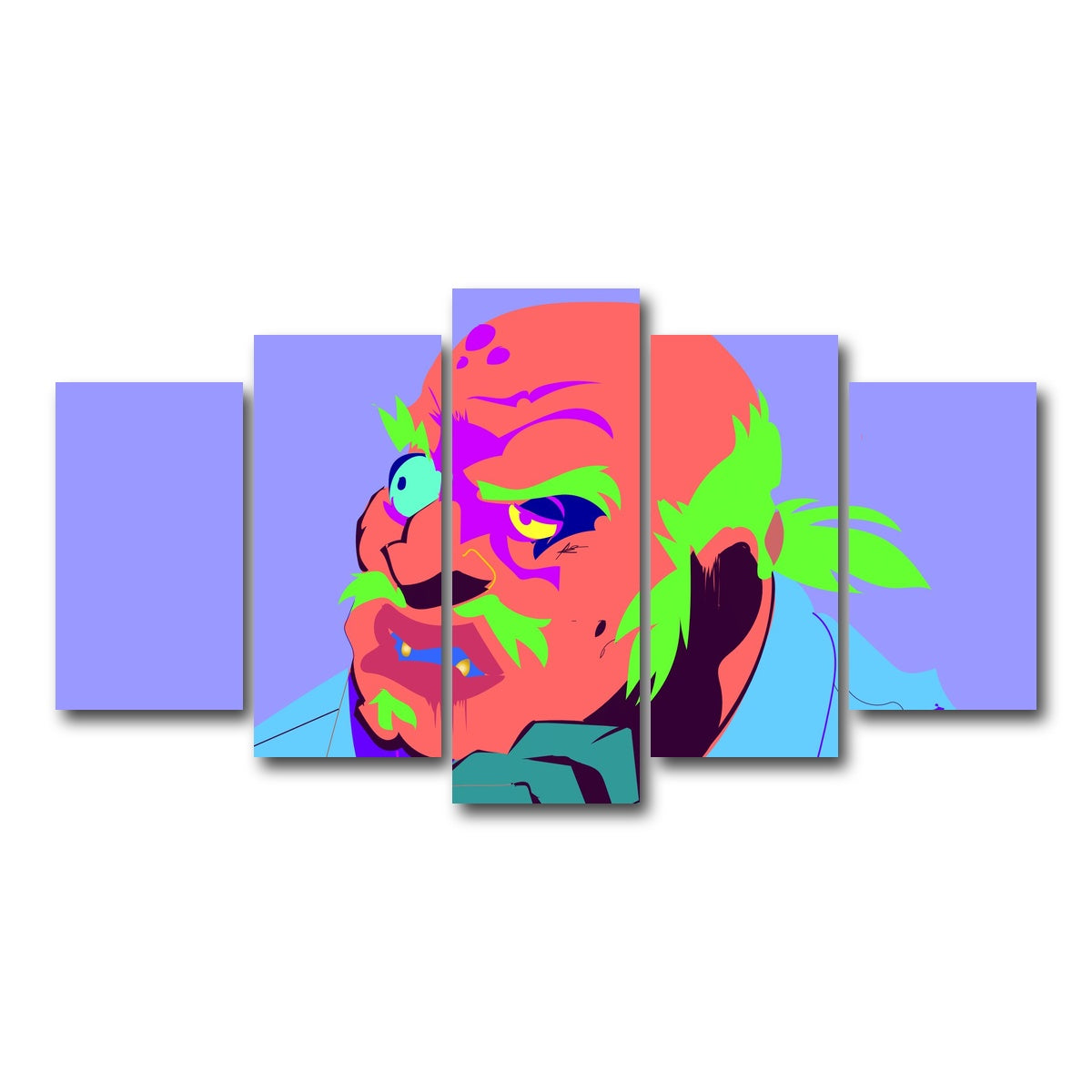 AUTO-MOCKUP WHITE | Uncle Ruckus | 5 Piece | Gallery Wrap Canvas | group=5_normal