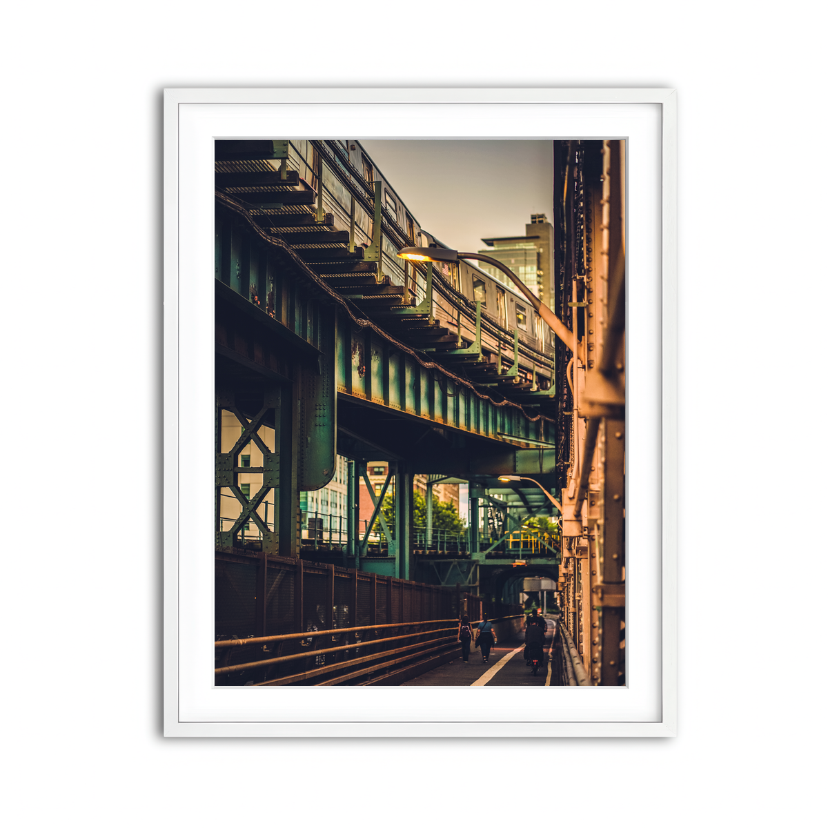 Framed Print 3x4 White