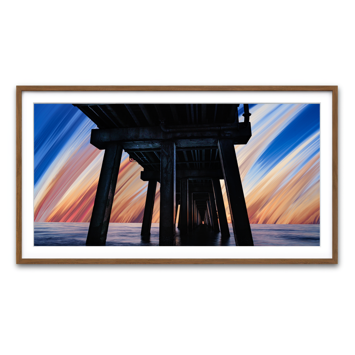 Framed Print 2x1 Walnut